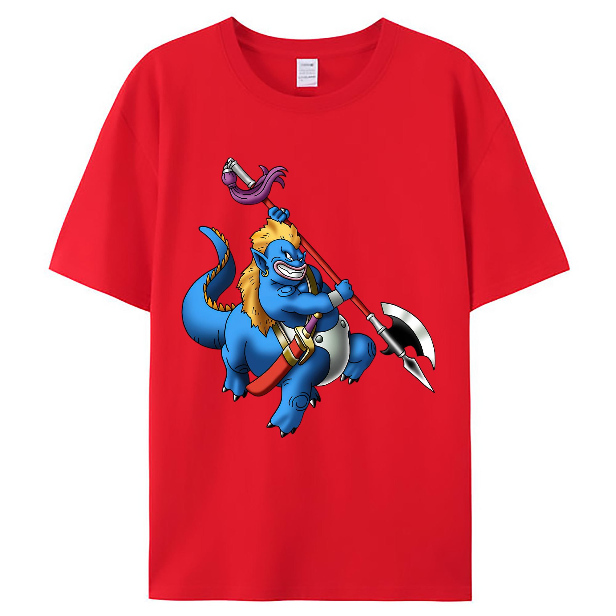 （画像用） ドラゴンクエスト Doragon Kuesuto Dragon Quest レディースカジュアルプリントTシャツ（綿100％）