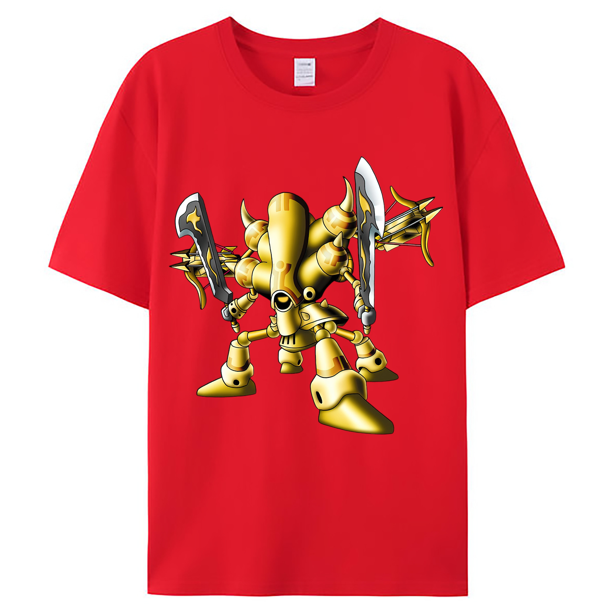 （画像用） ドラゴンクエスト Doragon Kuesuto Dragon Quest レディースカジュアルプリントTシャツ（綿100％）