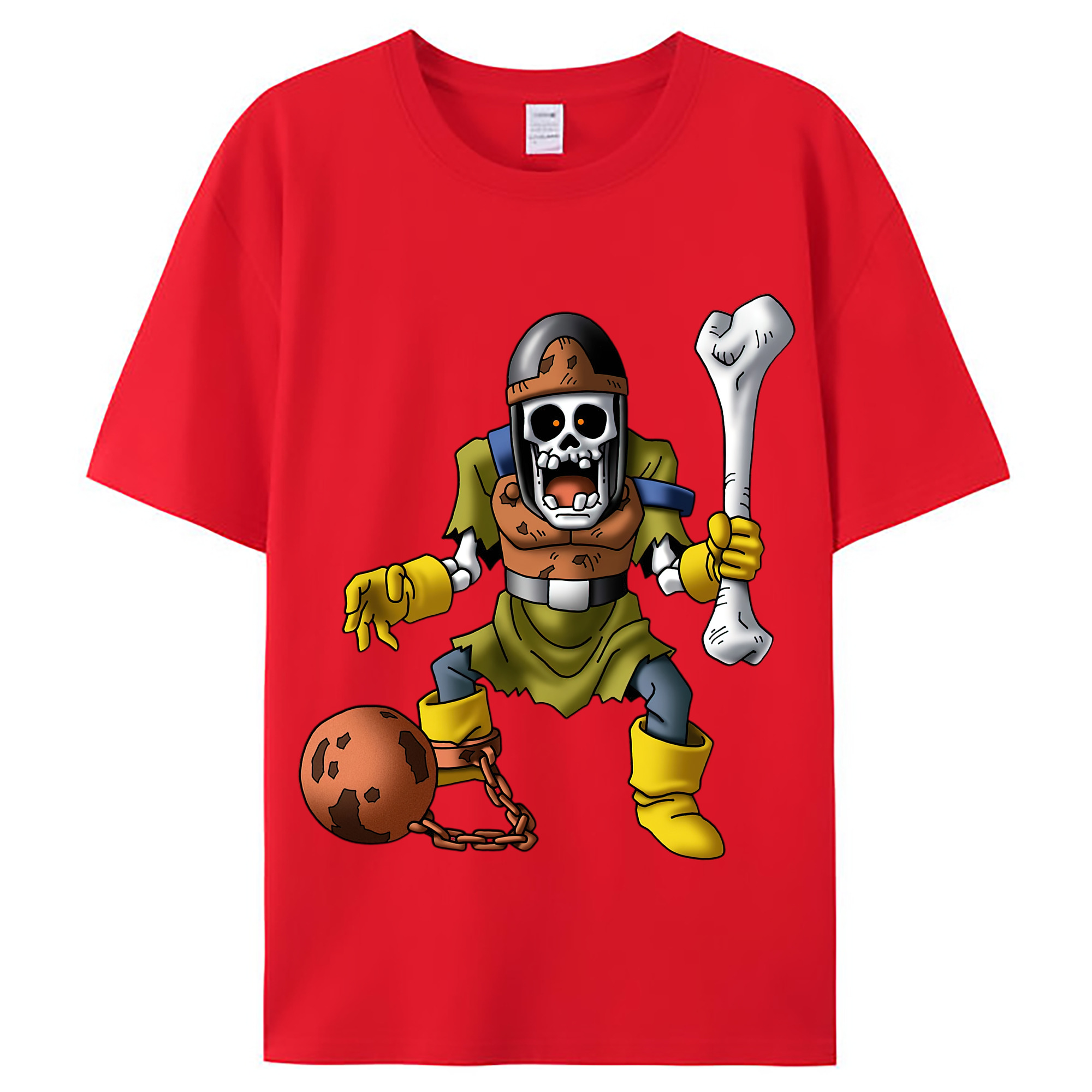 （画像用） ドラゴンクエスト Doragon Kuesuto Dragon Quest レディースカジュアルプリントTシャツ（綿100％）