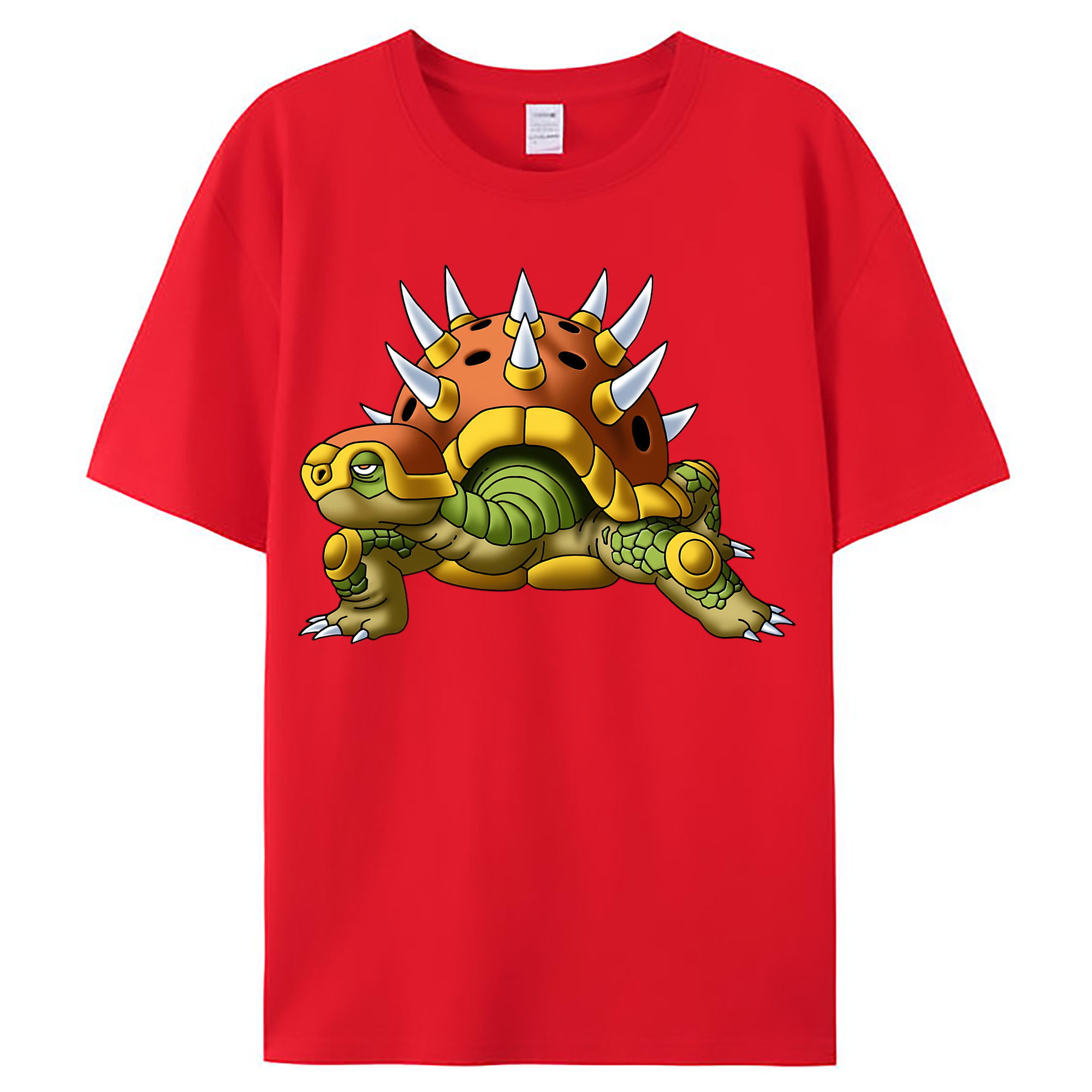（画像用） ドラゴンクエスト Doragon Kuesuto Dragon Quest レディースカジュアルプリントTシャツ（綿100％）