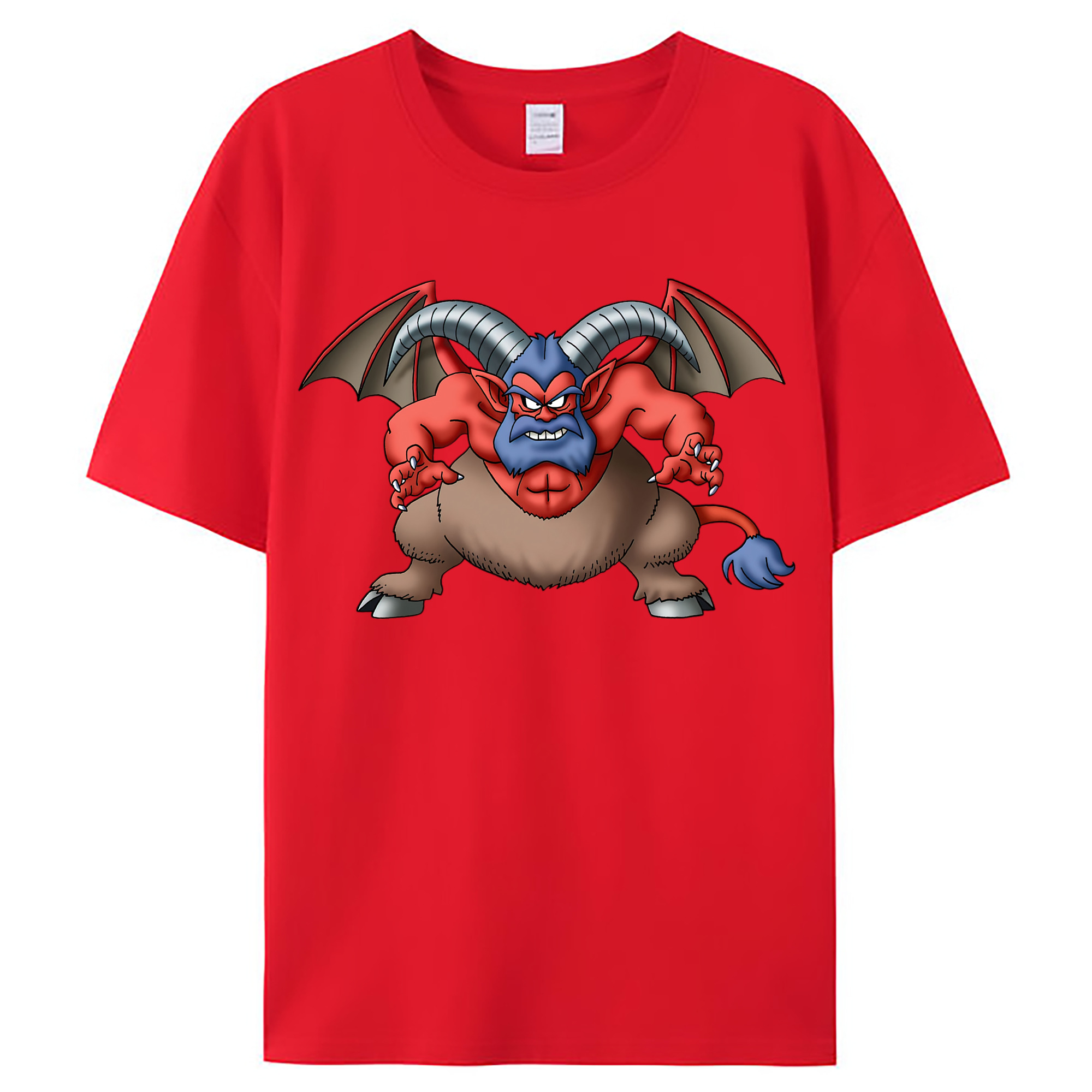 （画像用） ドラゴンクエスト Doragon Kuesuto Dragon Quest レディースカジュアルプリントTシャツ（綿100％）
