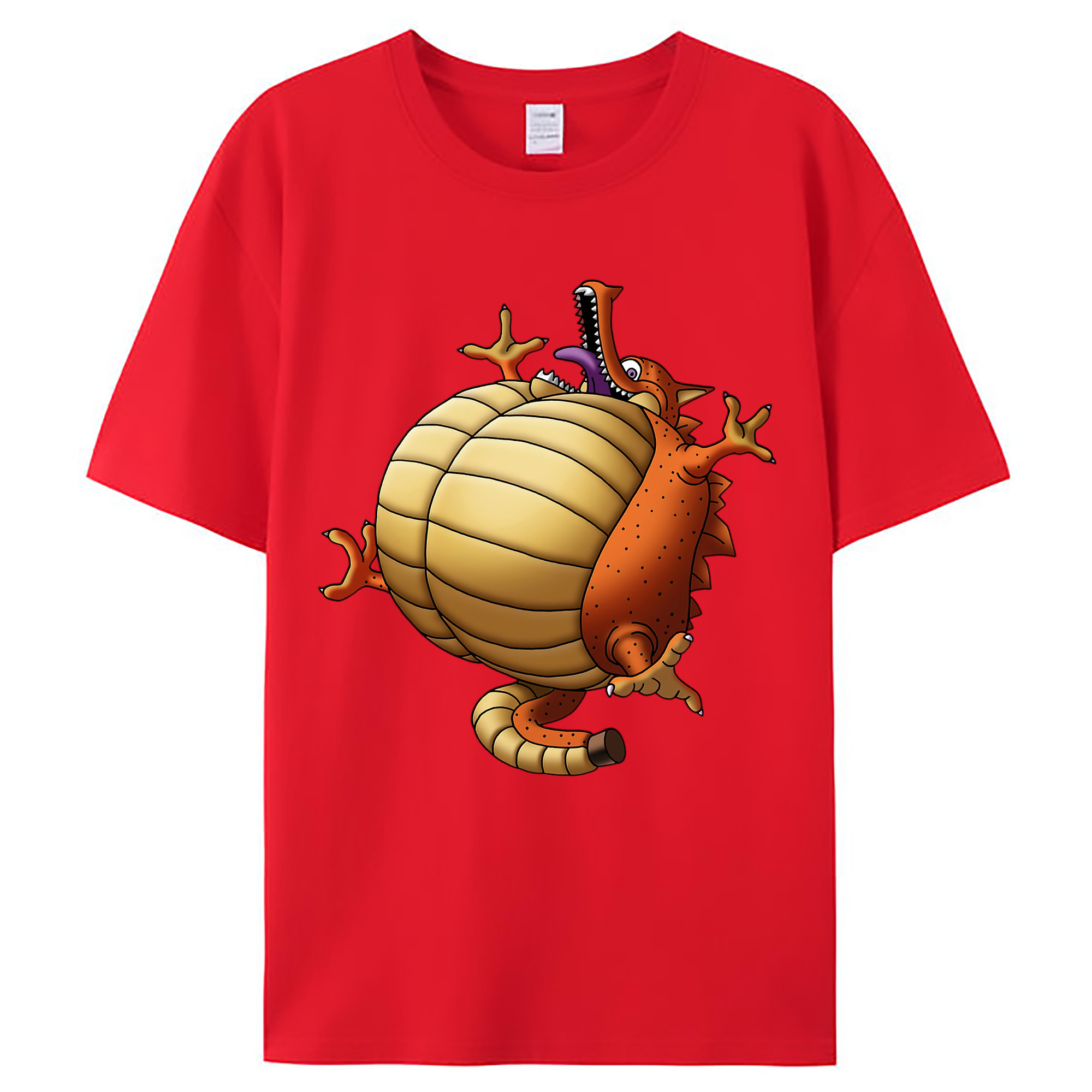 （画像用） ドラゴンクエスト Doragon Kuesuto Dragon Quest レディースカジュアルプリントTシャツ（綿100％）