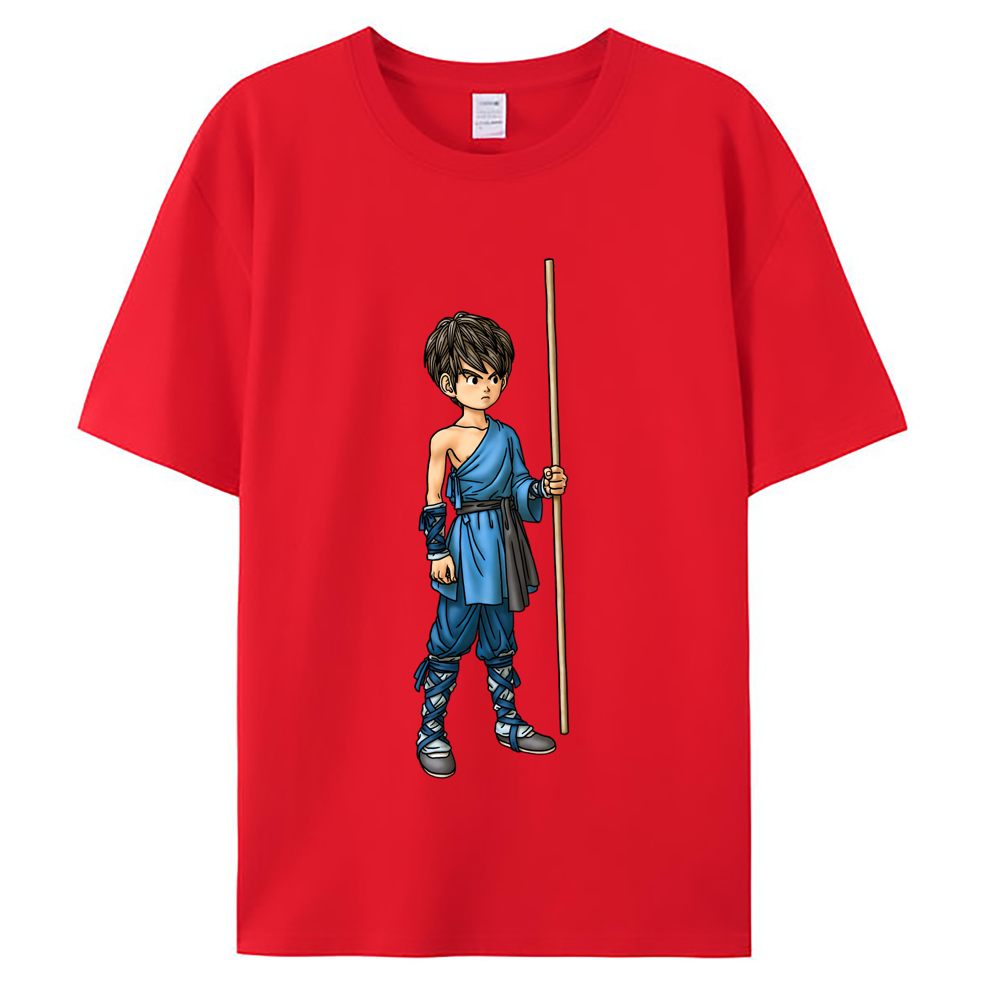 （画像用） ドラゴンクエスト Doragon Kuesuto Dragon Quest レディースカジュアルプリントTシャツ（綿100％）