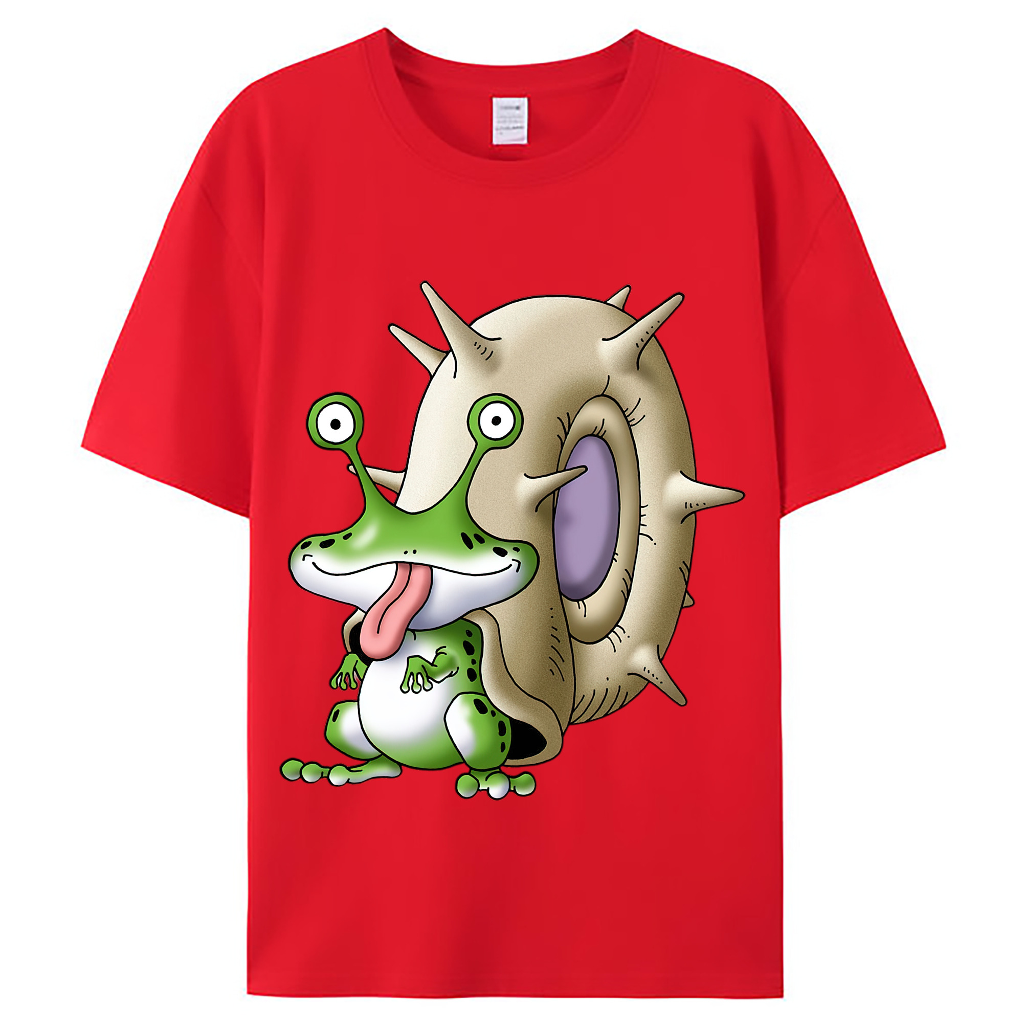 （画像用） ドラゴンクエスト Doragon Kuesuto Dragon Quest レディースカジュアルプリントTシャツ（綿100％）