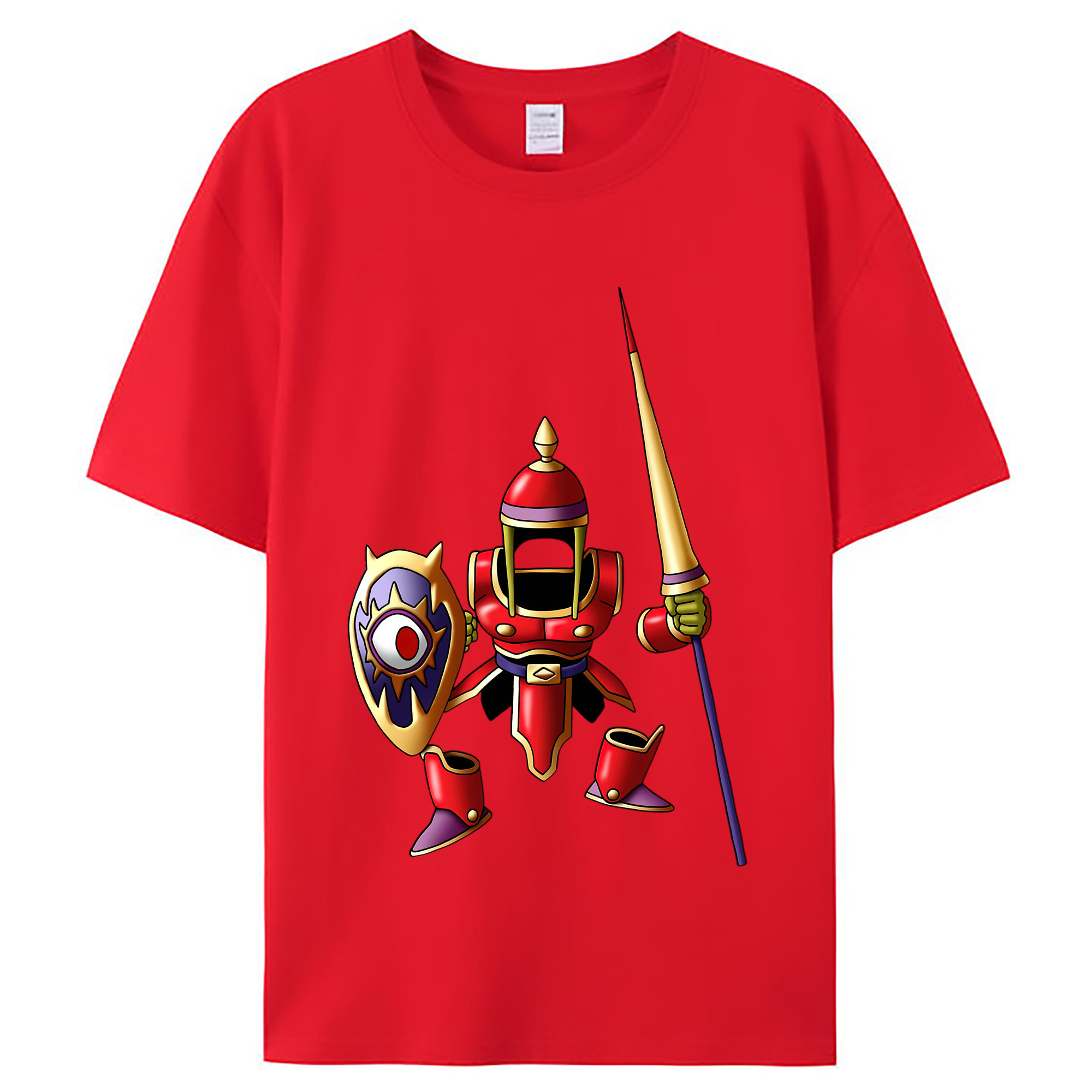 （画像用） ドラゴンクエスト Doragon Kuesuto Dragon Quest レディースカジュアルプリントTシャツ（綿100％）