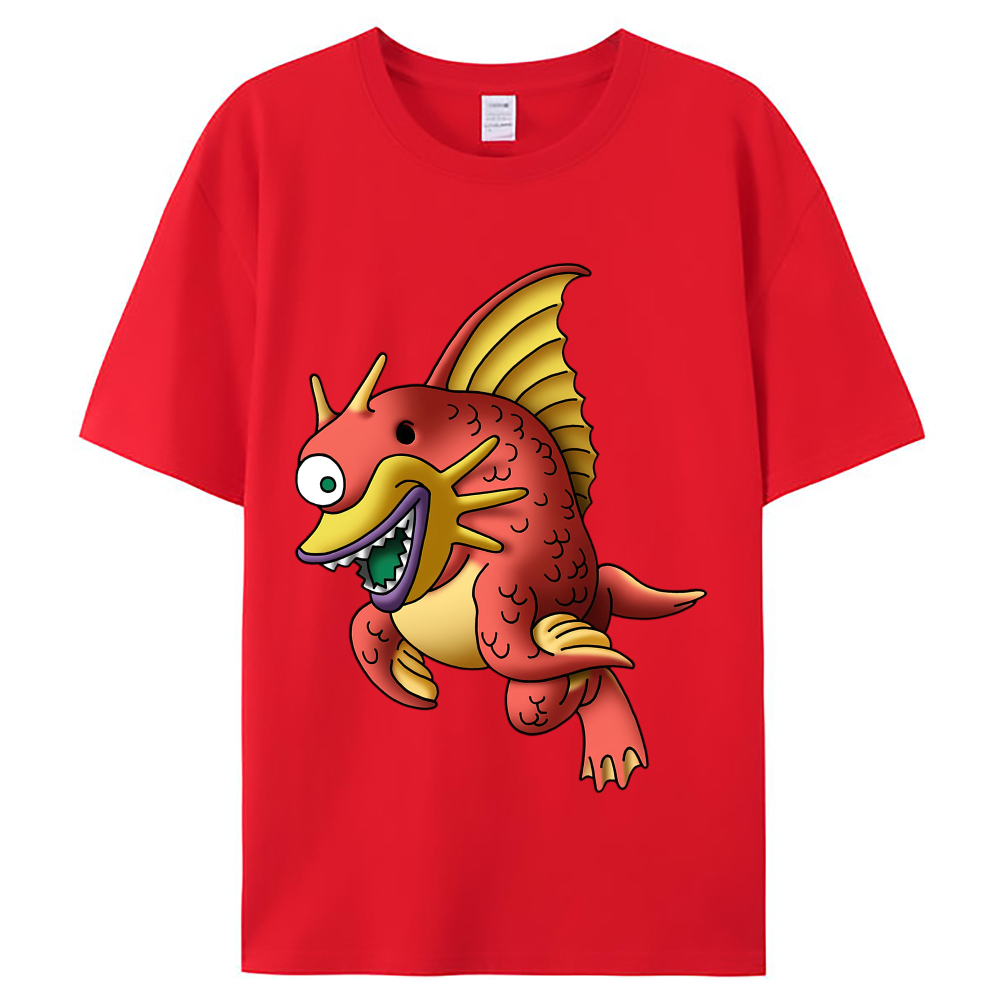 （画像用） ドラゴンクエスト Doragon Kuesuto Dragon Quest レディースカジュアルプリントTシャツ（綿100％）