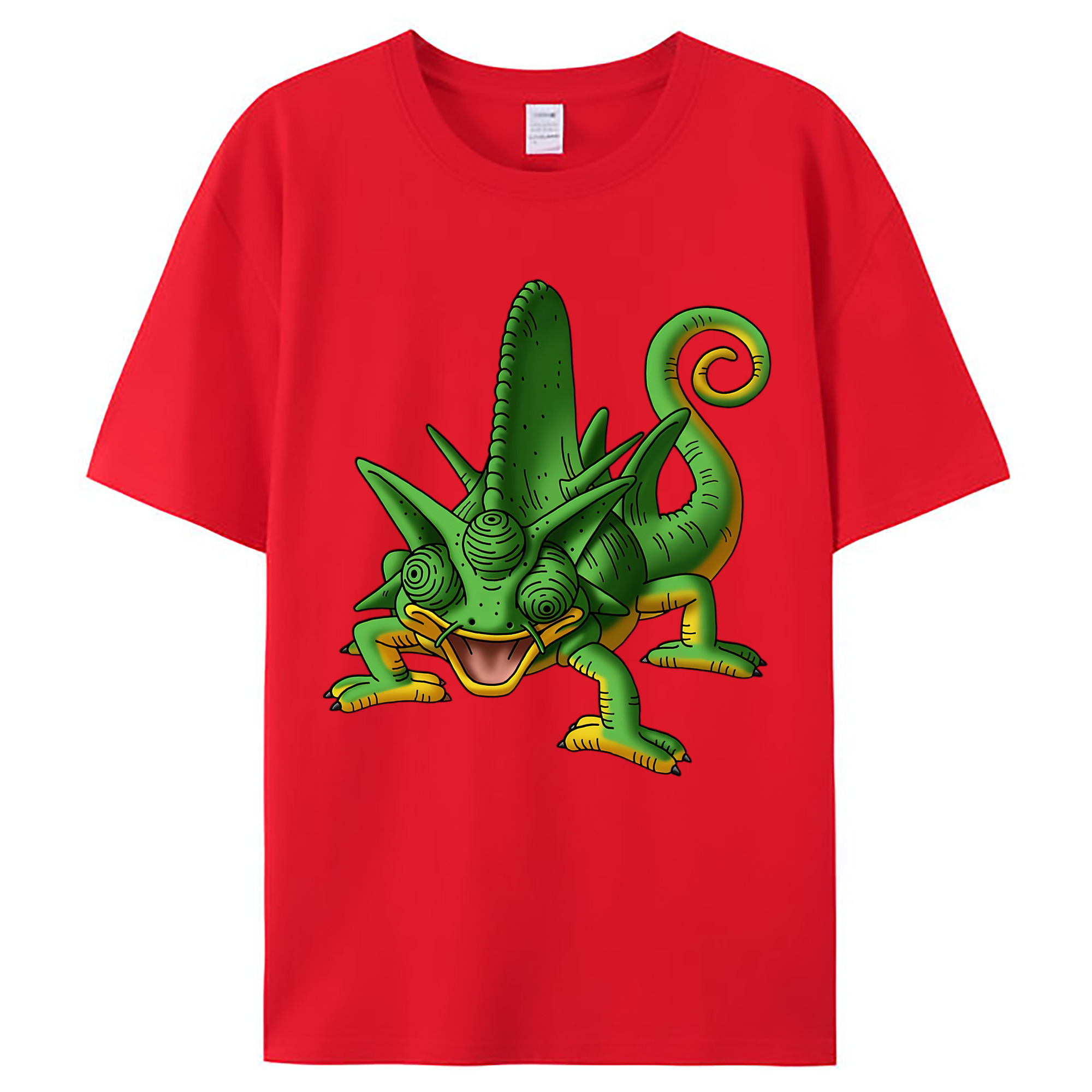 （画像用） ドラゴンクエスト Doragon Kuesuto Dragon Quest レディースカジュアルプリントTシャツ（綿100％）