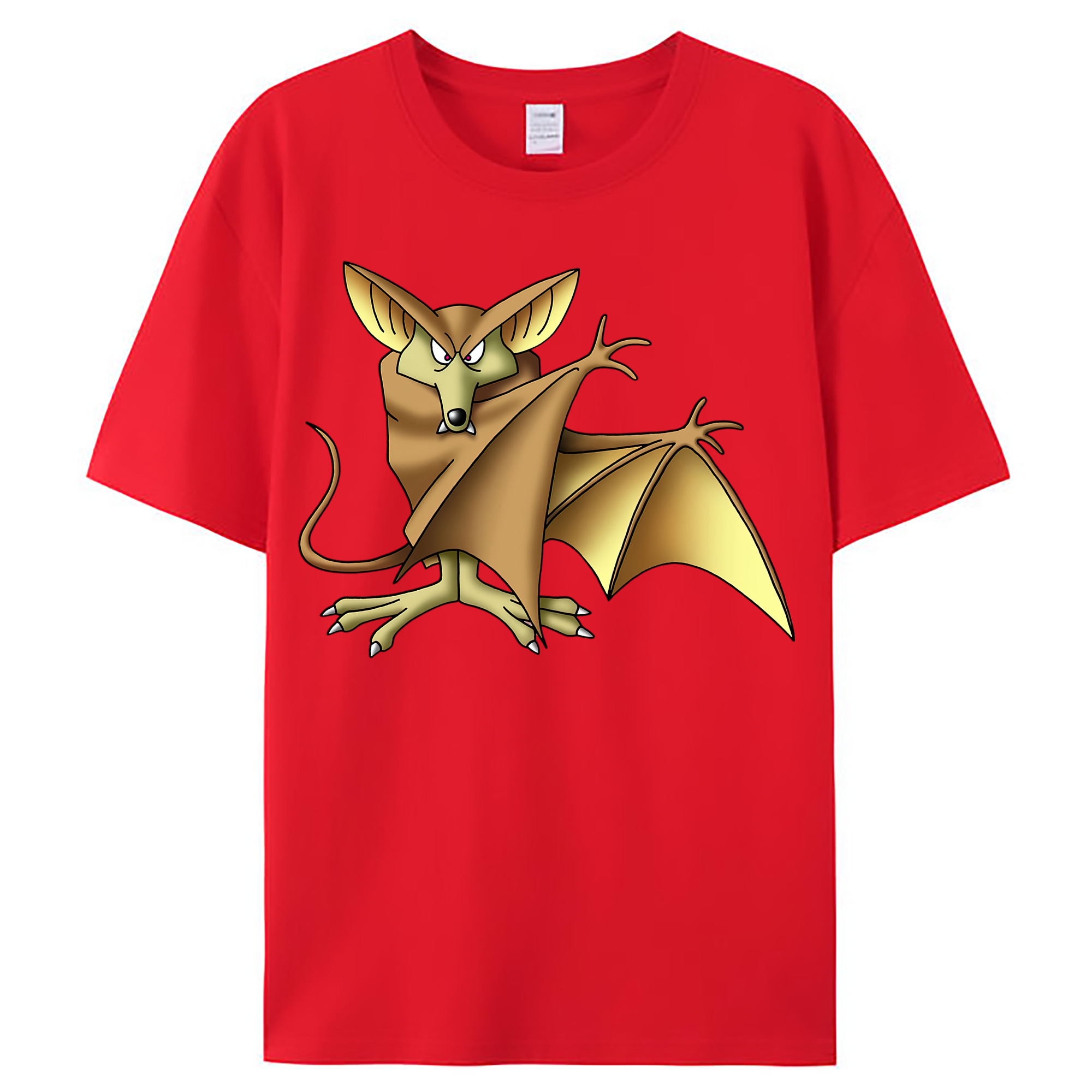 （画像用） ドラゴンクエスト Doragon Kuesuto Dragon Quest レディースカジュアルプリントTシャツ（綿100％）
