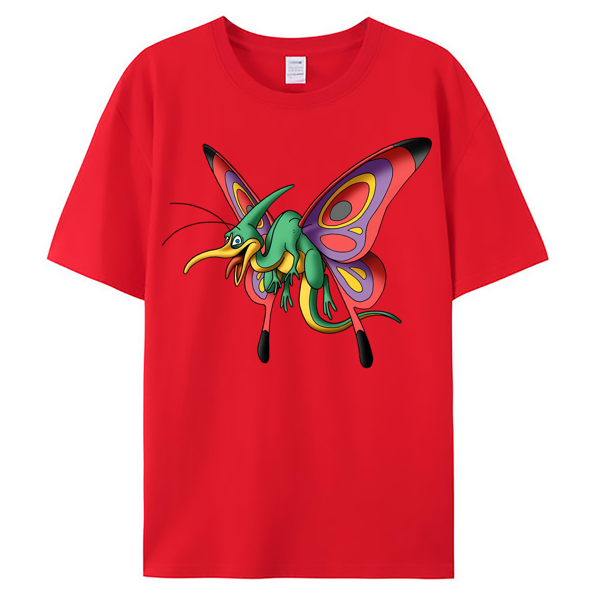 （画像用） ドラゴンクエスト Doragon Kuesuto Dragon Quest レディースカジュアルプリントTシャツ（綿100％）