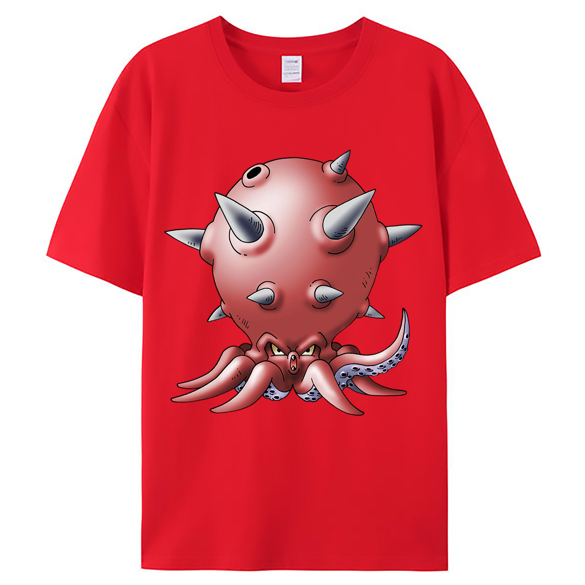 （画像用） ドラゴンクエスト Doragon Kuesuto Dragon Quest レディースカジュアルプリントTシャツ（綿100％）