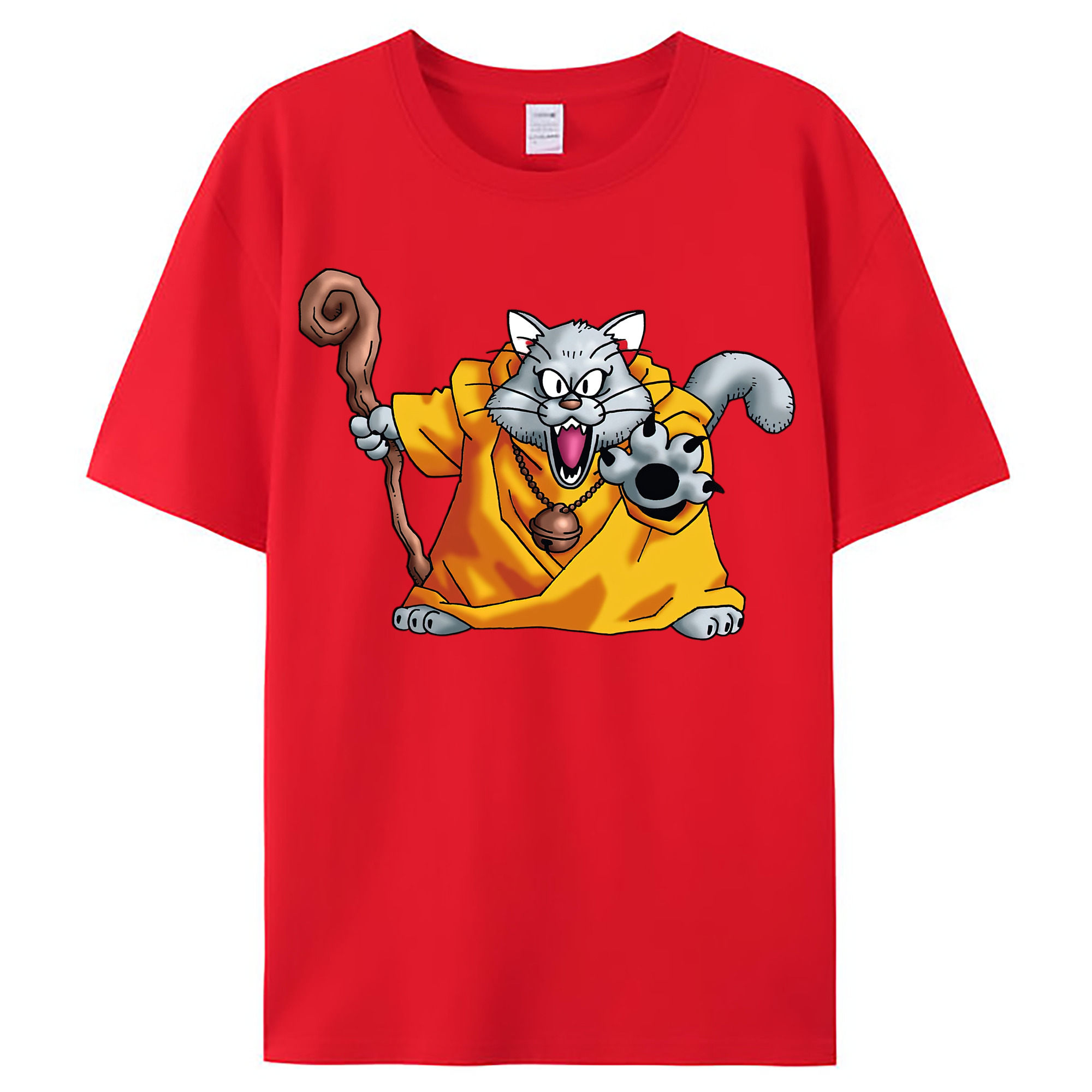 （画像用） ドラゴンクエスト Doragon Kuesuto Dragon Quest レディースカジュアルプリントTシャツ（綿100％）