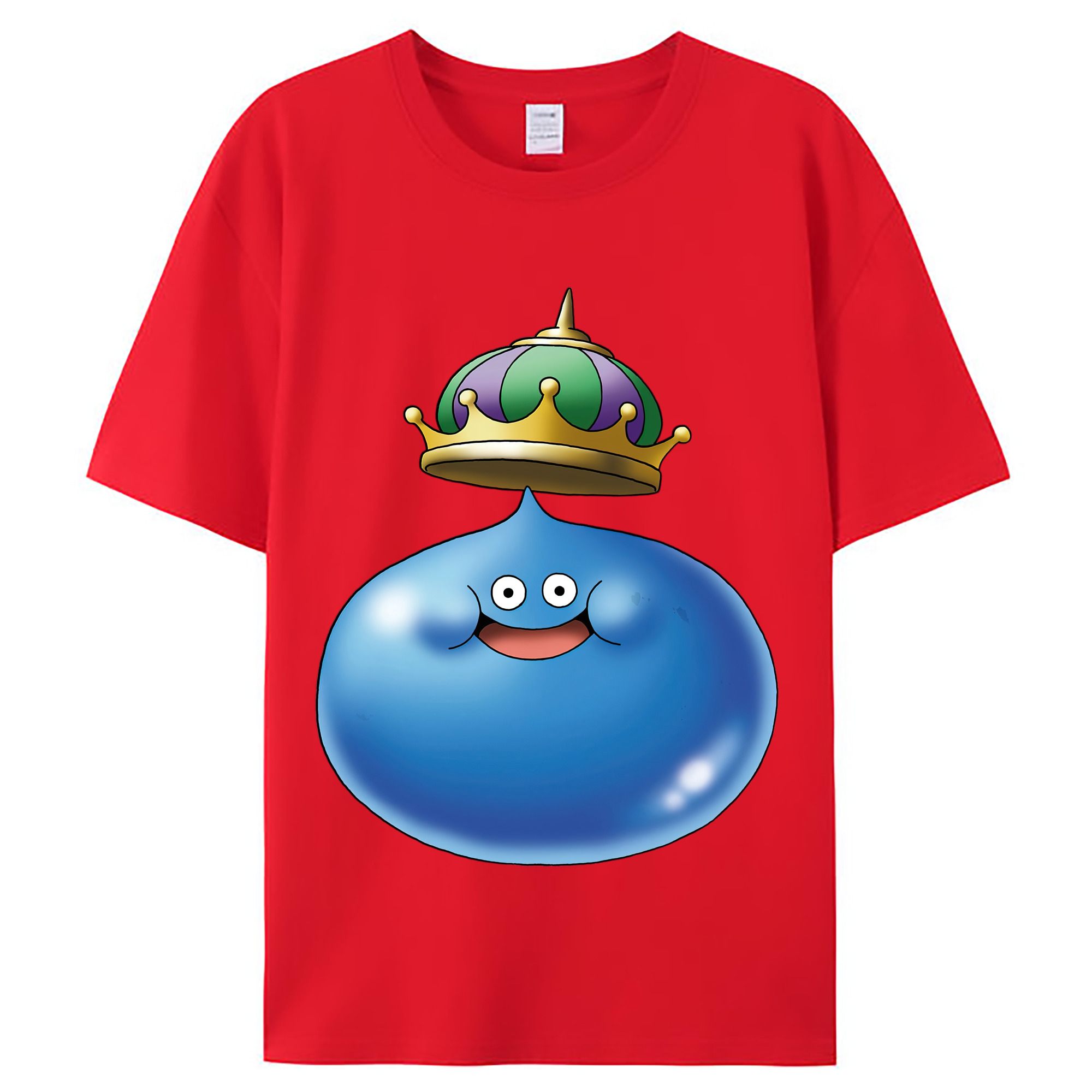（画像用） ドラゴンクエスト Doragon Kuesuto Dragon Quest レディースカジュアルプリントTシャツ（綿100％）