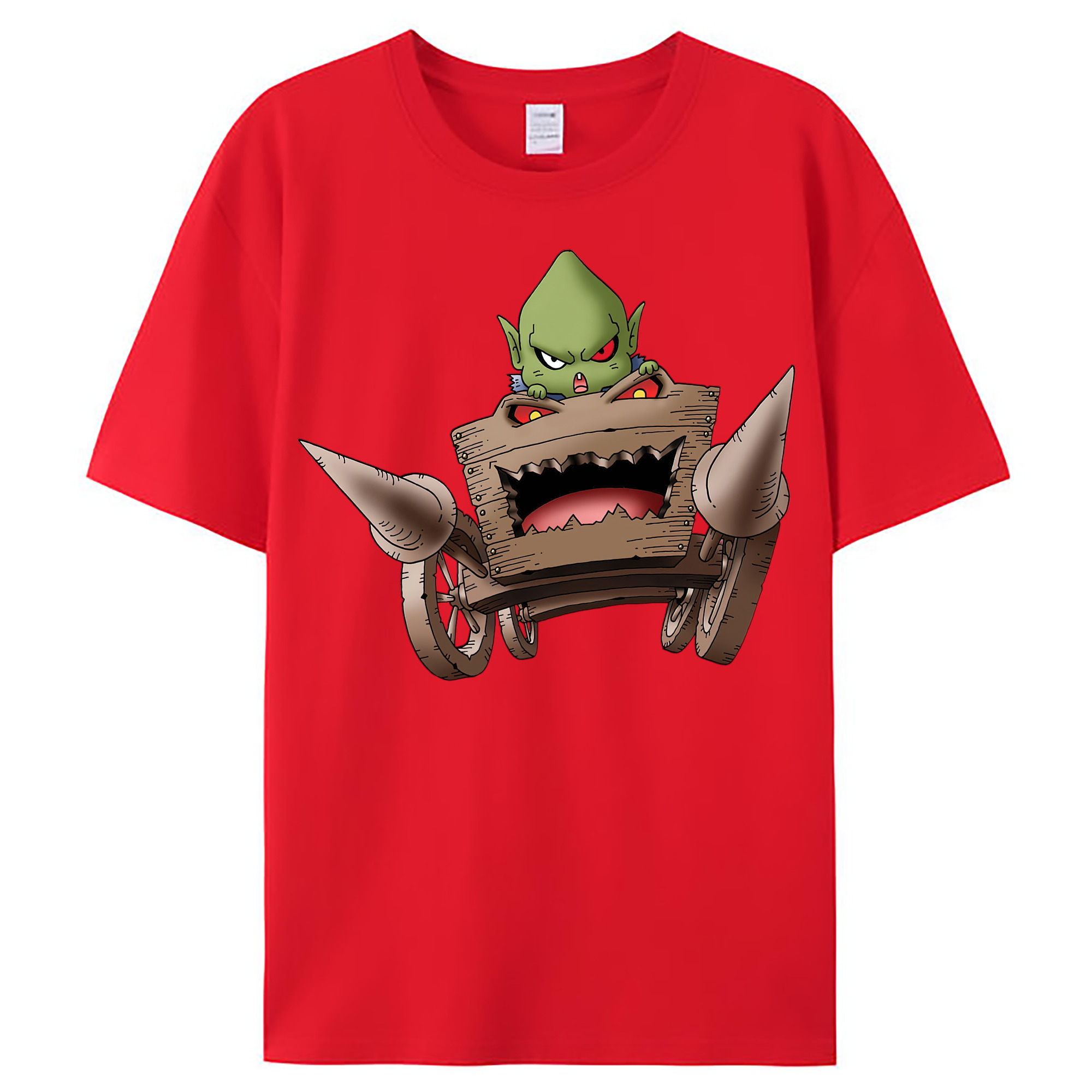 （画像用） ドラゴンクエスト Doragon Kuesuto Dragon Quest レディースカジュアルプリントTシャツ（綿100％）