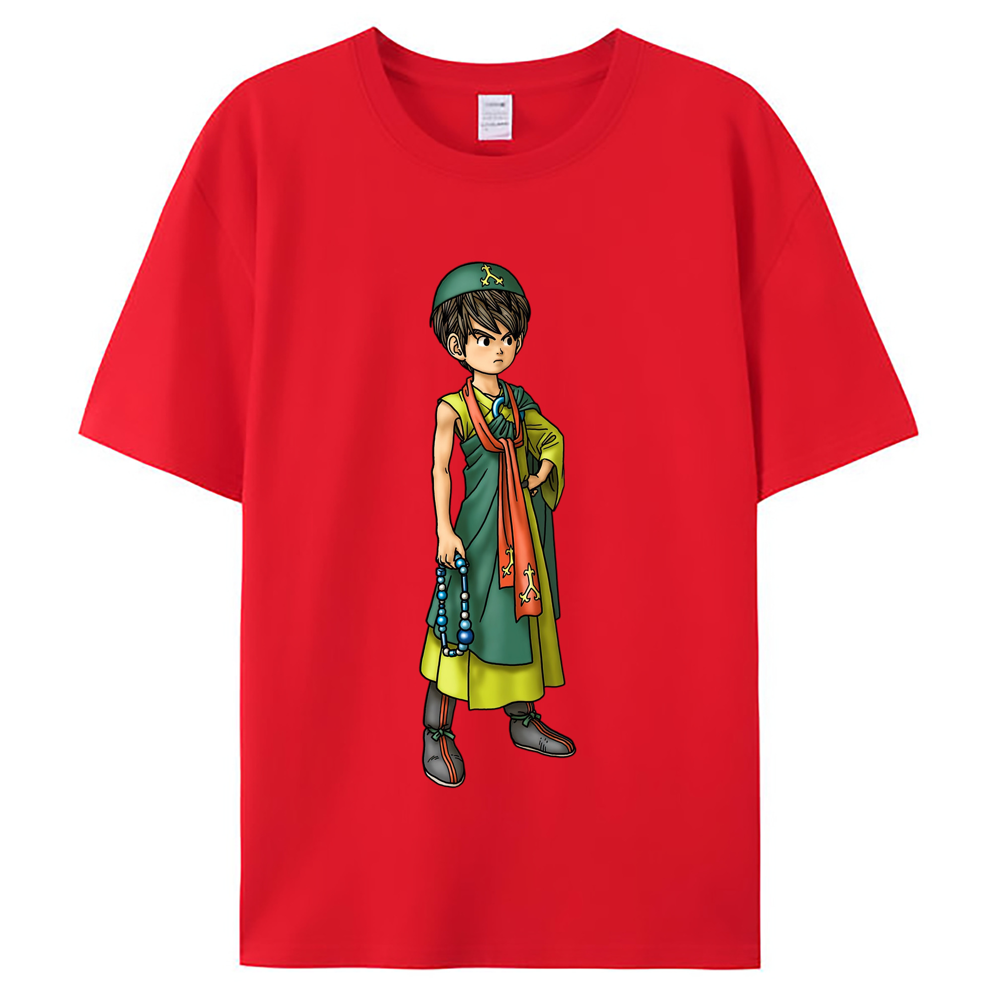 （画像用） ドラゴンクエスト Doragon Kuesuto Dragon Quest レディースカジュアルプリントTシャツ（綿100％）