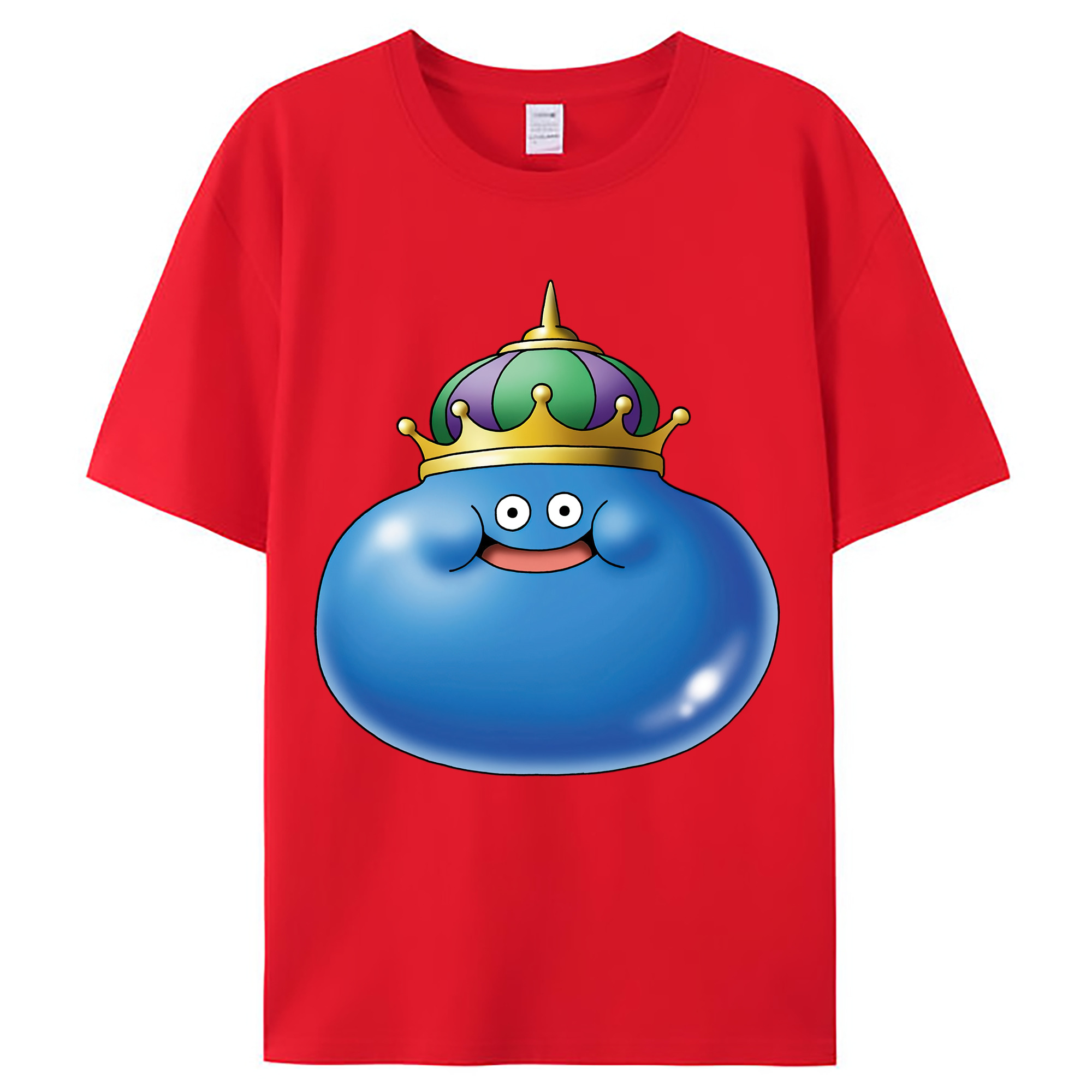 （画像用） ドラゴンクエスト Doragon Kuesuto Dragon Quest レディースカジュアルプリントTシャツ（綿100％）
