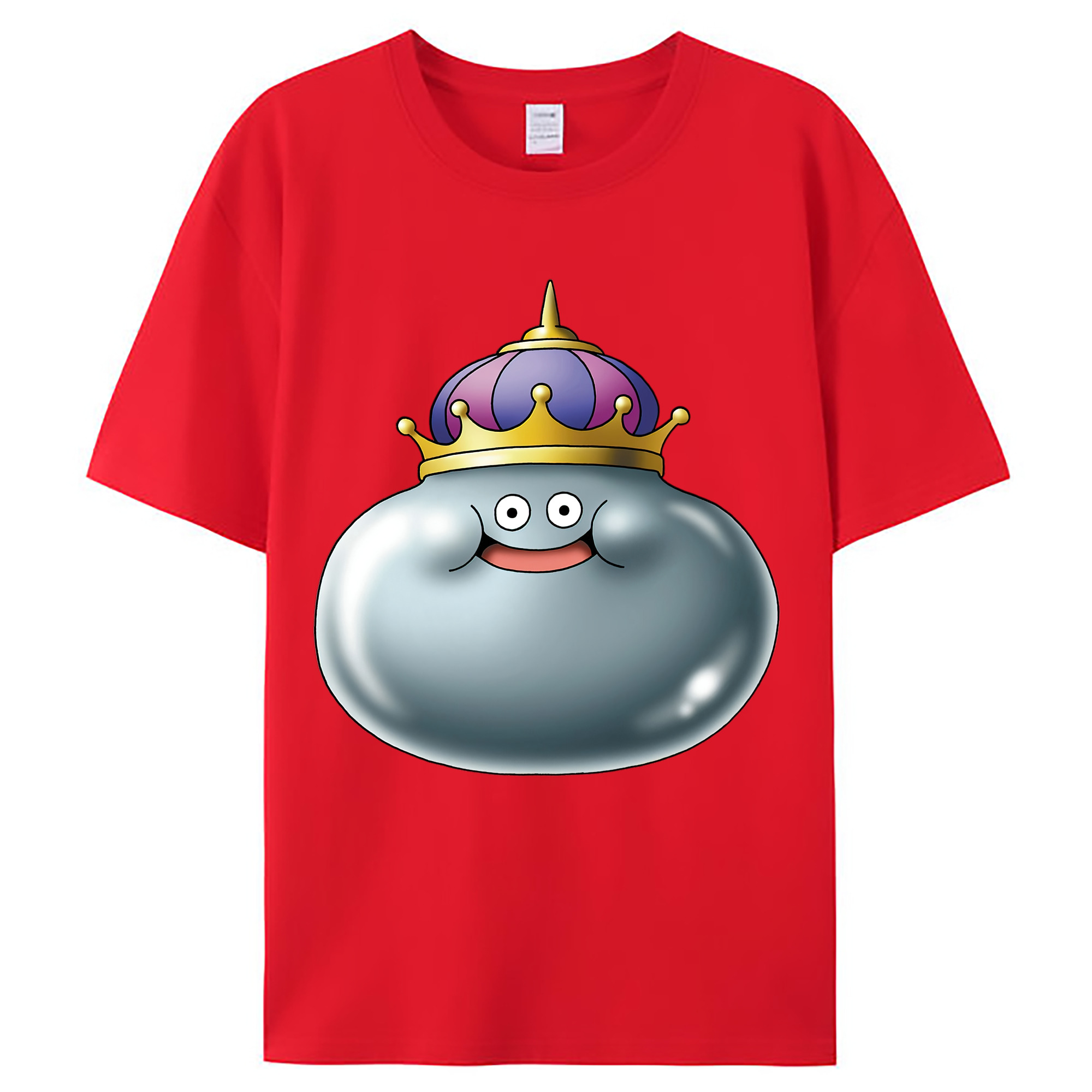 （画像用） ドラゴンクエスト Doragon Kuesuto Dragon Quest レディースカジュアルプリントTシャツ（綿100％）