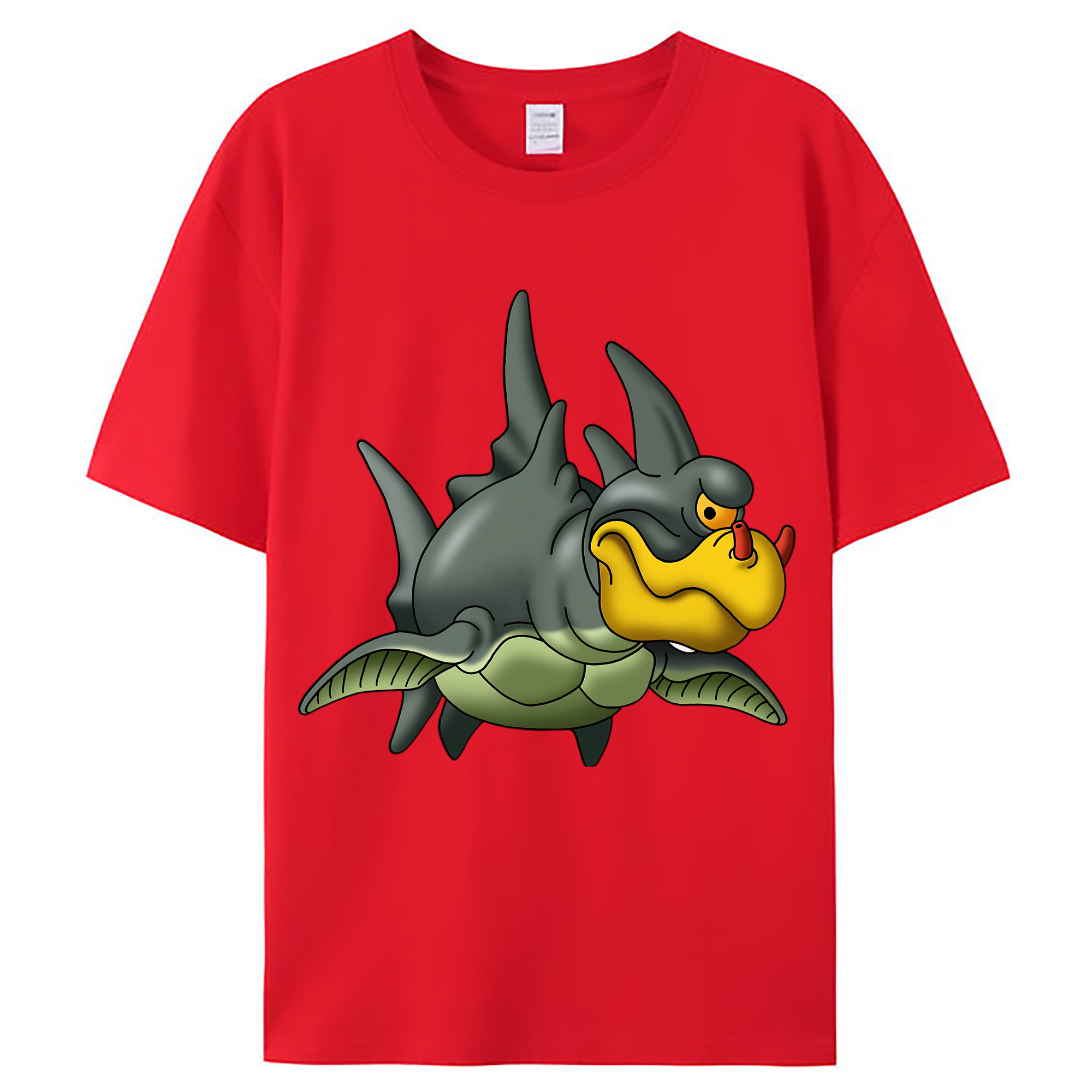 （画像用） ドラゴンクエスト Doragon Kuesuto Dragon Quest レディースカジュアルプリントTシャツ（綿100％）