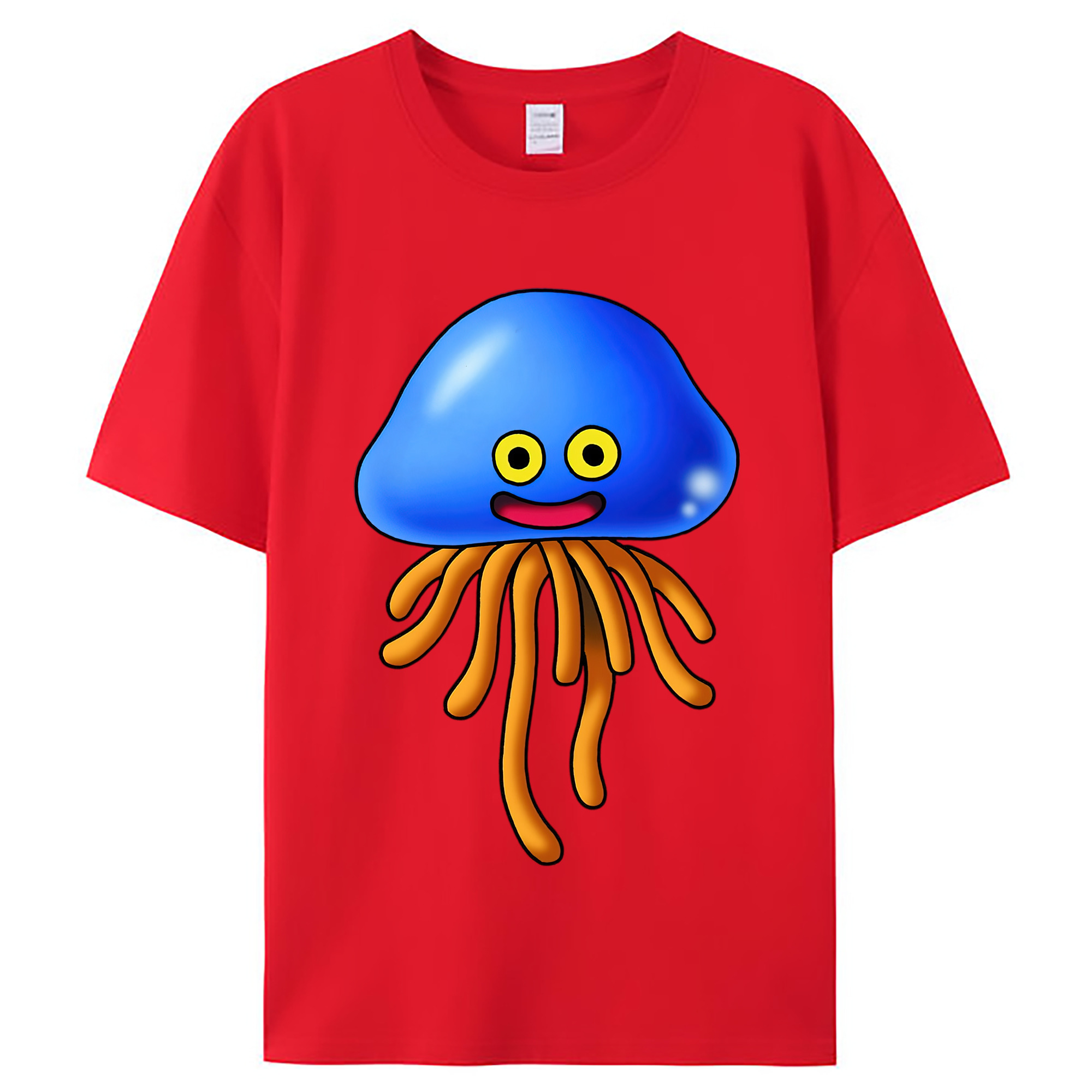 （画像用） ドラゴンクエスト Doragon Kuesuto Dragon Quest レディースカジュアルプリントTシャツ（綿100％）