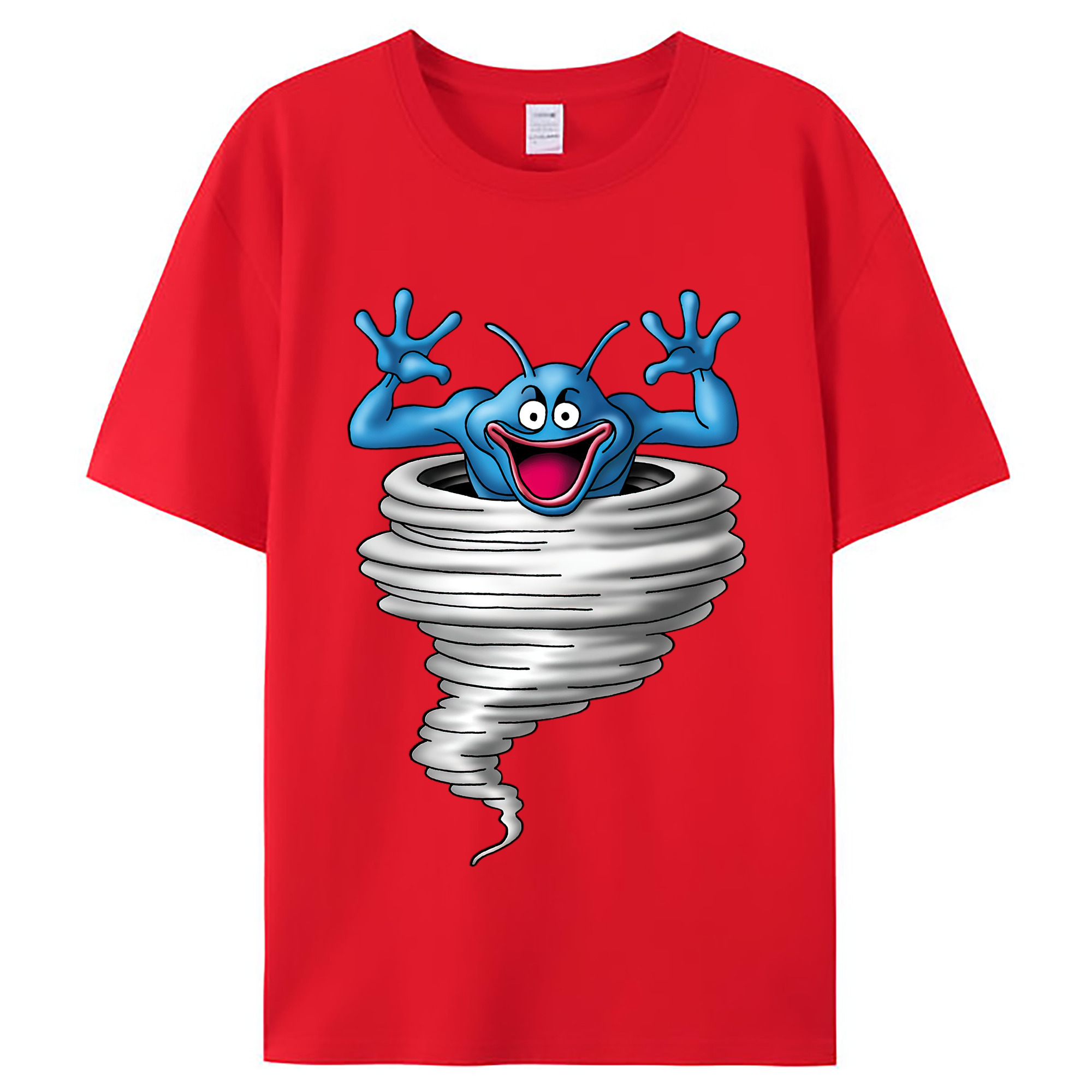 （画像用） ドラゴンクエスト Doragon Kuesuto Dragon Quest レディースカジュアルプリントTシャツ（綿100％）