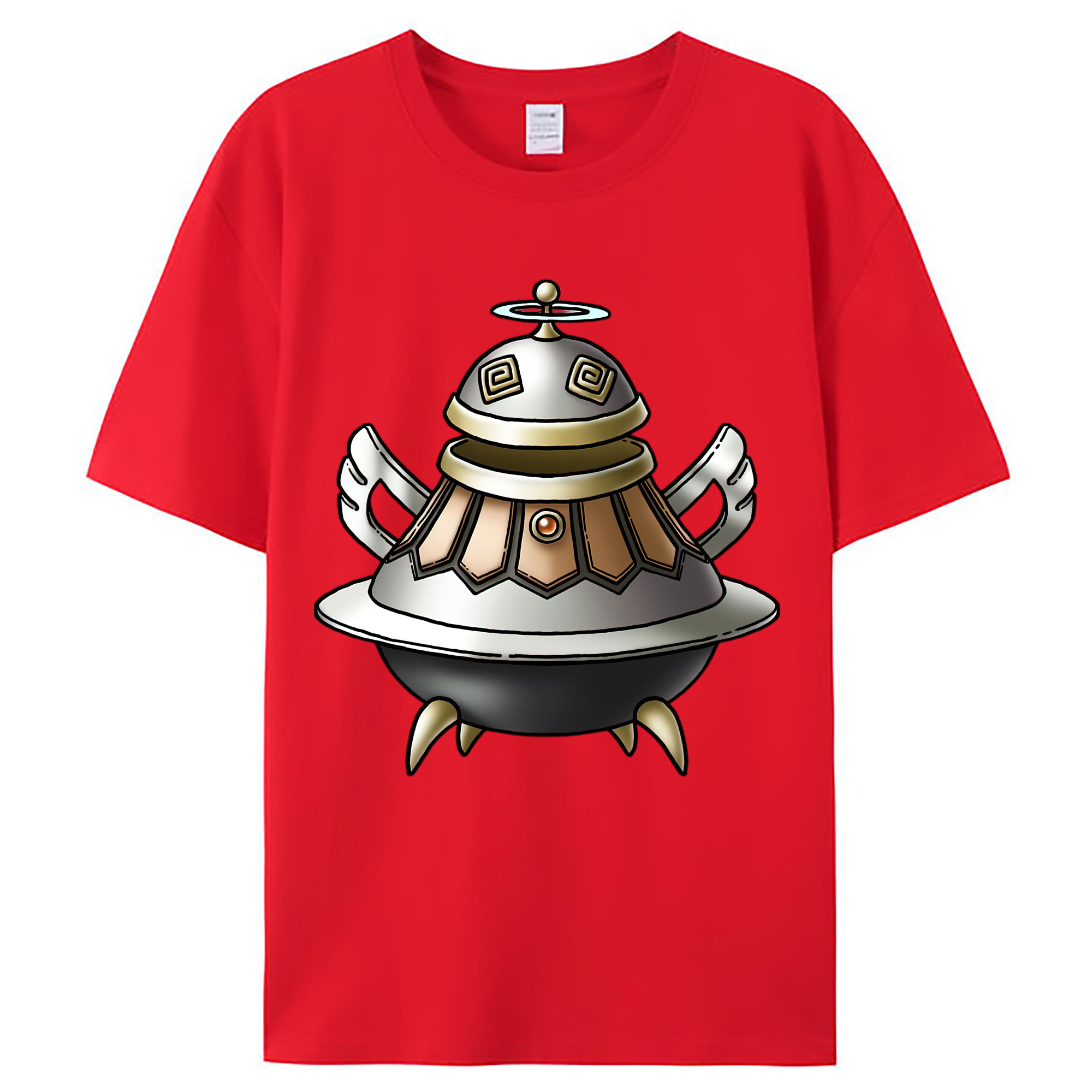 （画像用） ドラゴンクエスト Doragon Kuesuto Dragon Quest レディースカジュアルプリントTシャツ（綿100％）