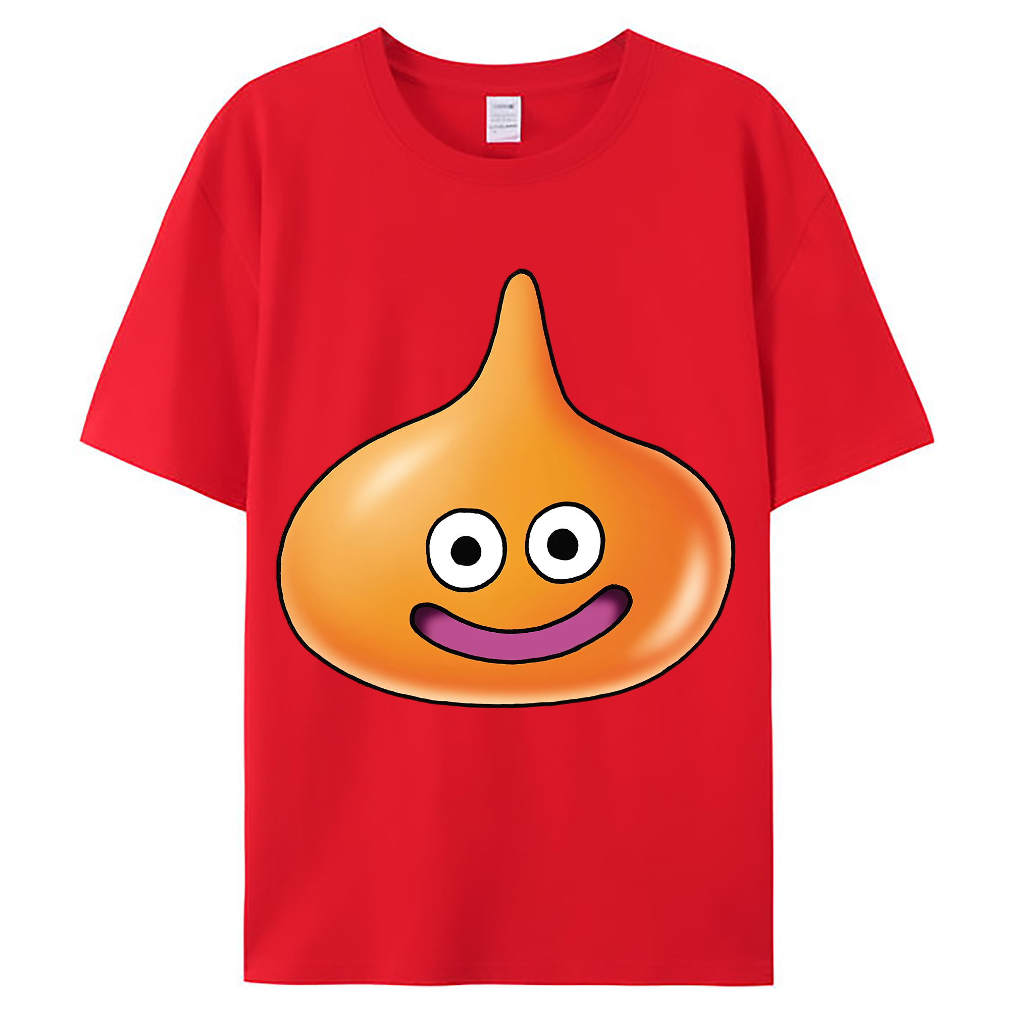 （画像用） ドラゴンクエスト Doragon Kuesuto Dragon Quest レディースカジュアルプリントTシャツ（綿100％）