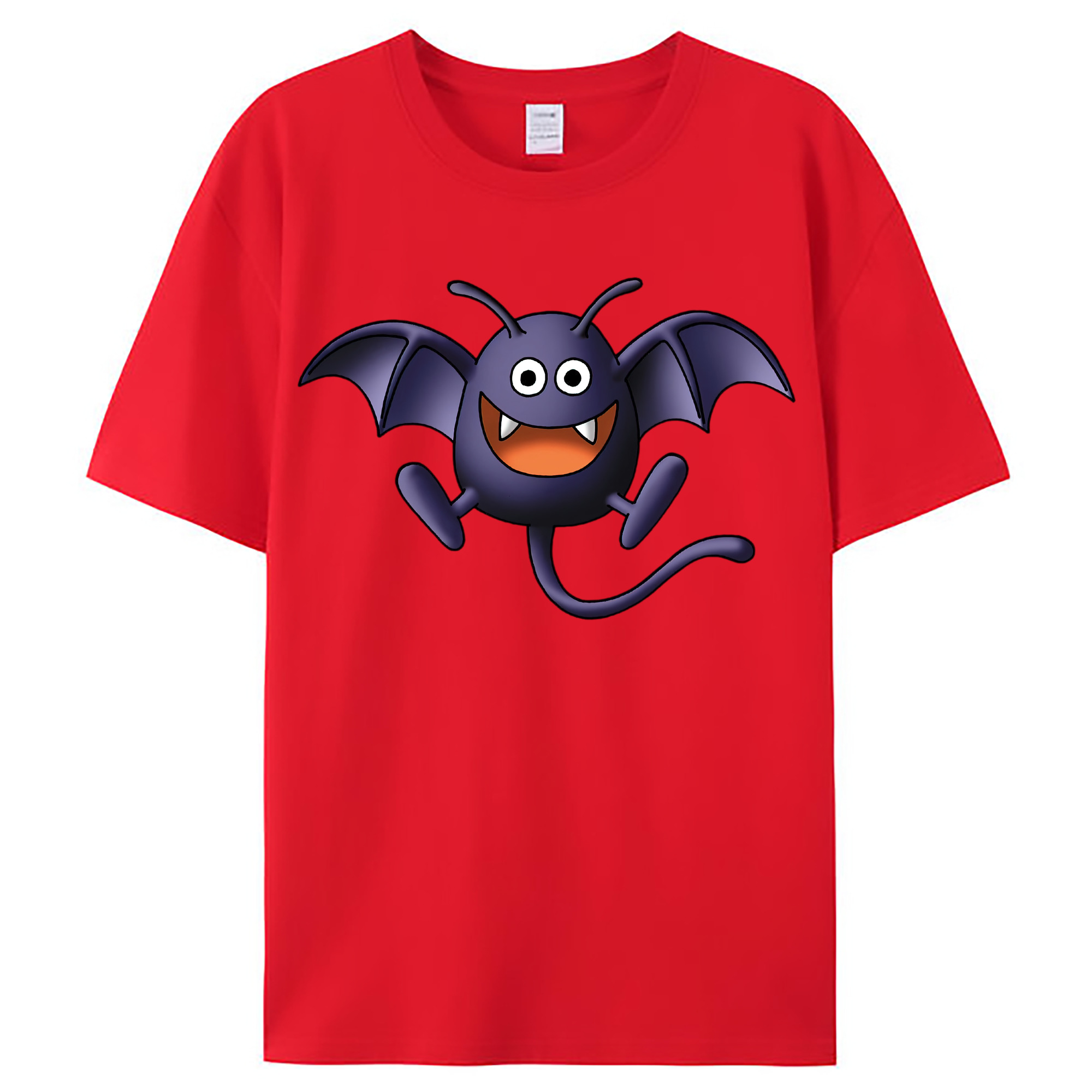（画像用） ドラゴンクエスト Doragon Kuesuto Dragon Quest レディースカジュアルプリントTシャツ（綿100％）