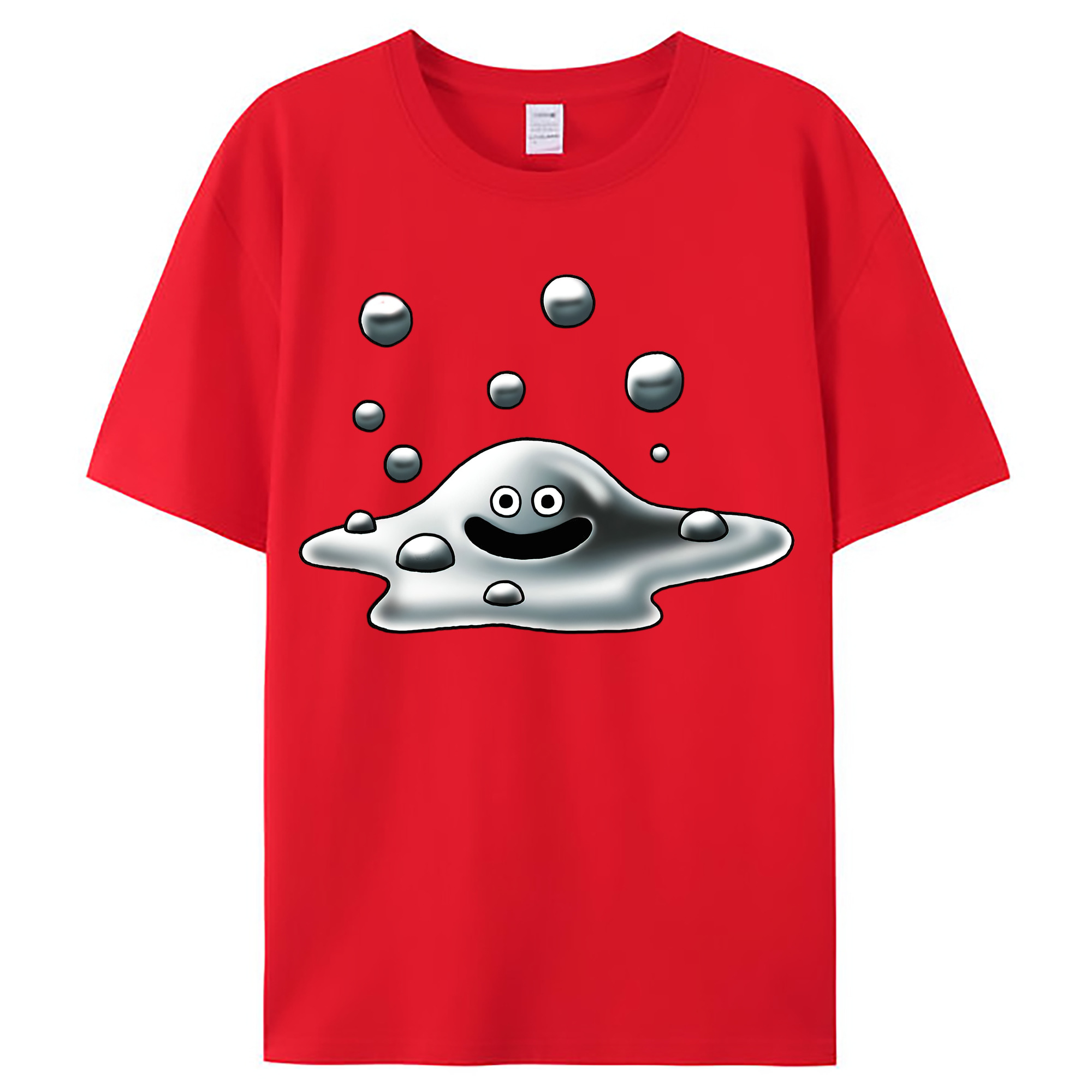（画像用） ドラゴンクエスト Doragon Kuesuto Dragon Quest レディースカジュアルプリントTシャツ（綿100％）