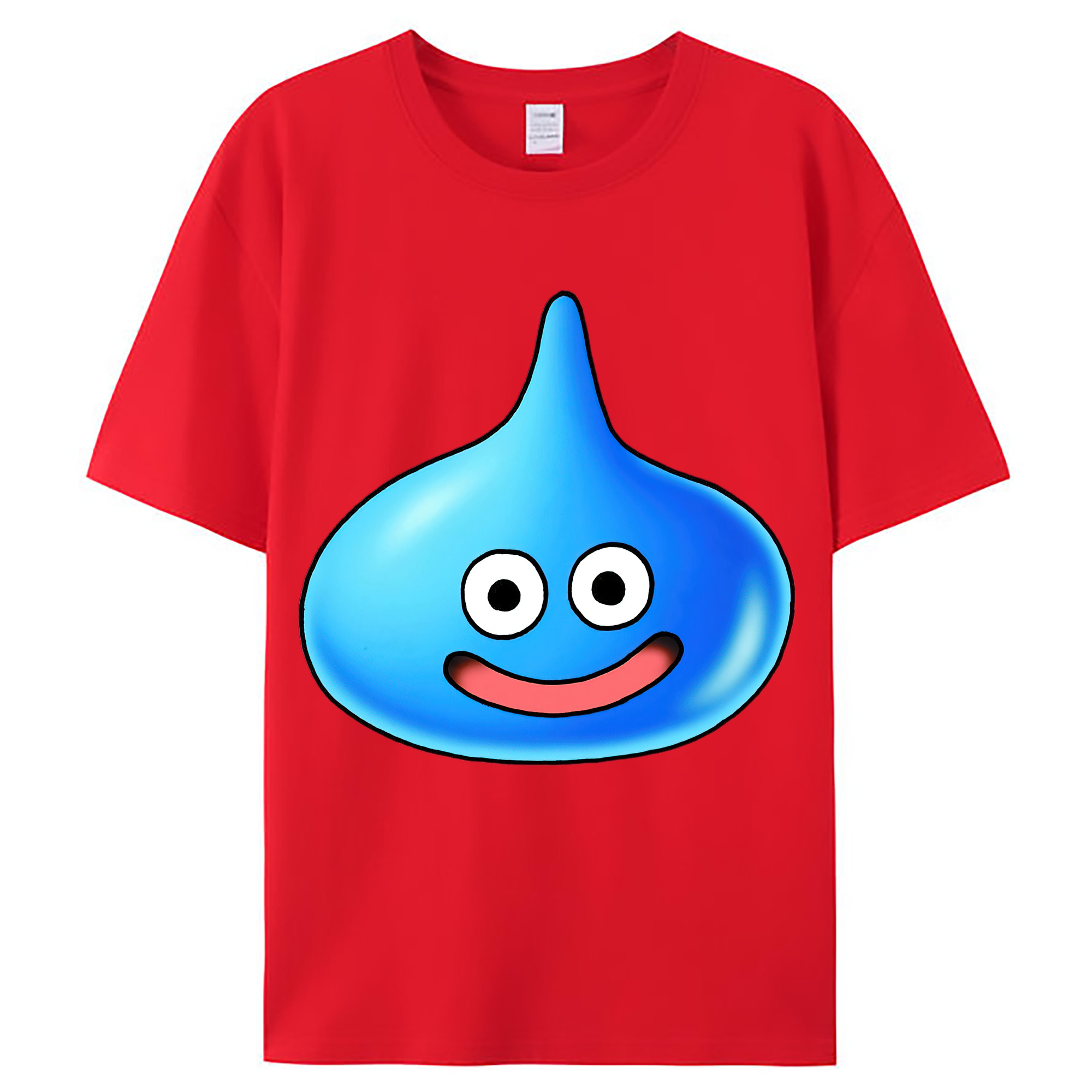 （画像用） ドラゴンクエスト Doragon Kuesuto Dragon Quest レディースカジュアルプリントTシャツ（綿100％）