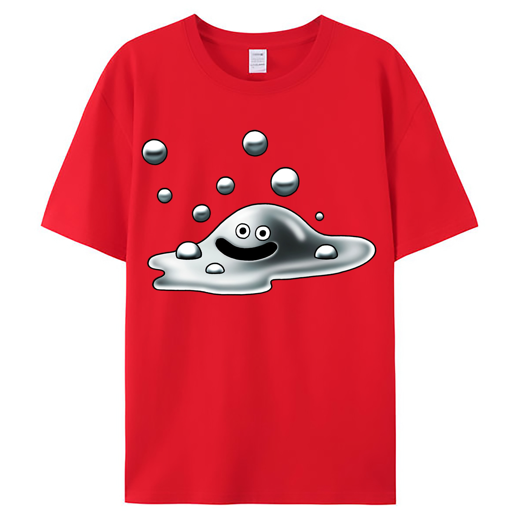（画像用） ドラゴンクエスト Doragon Kuesuto Dragon Quest レディースカジュアルプリントTシャツ（綿100％）