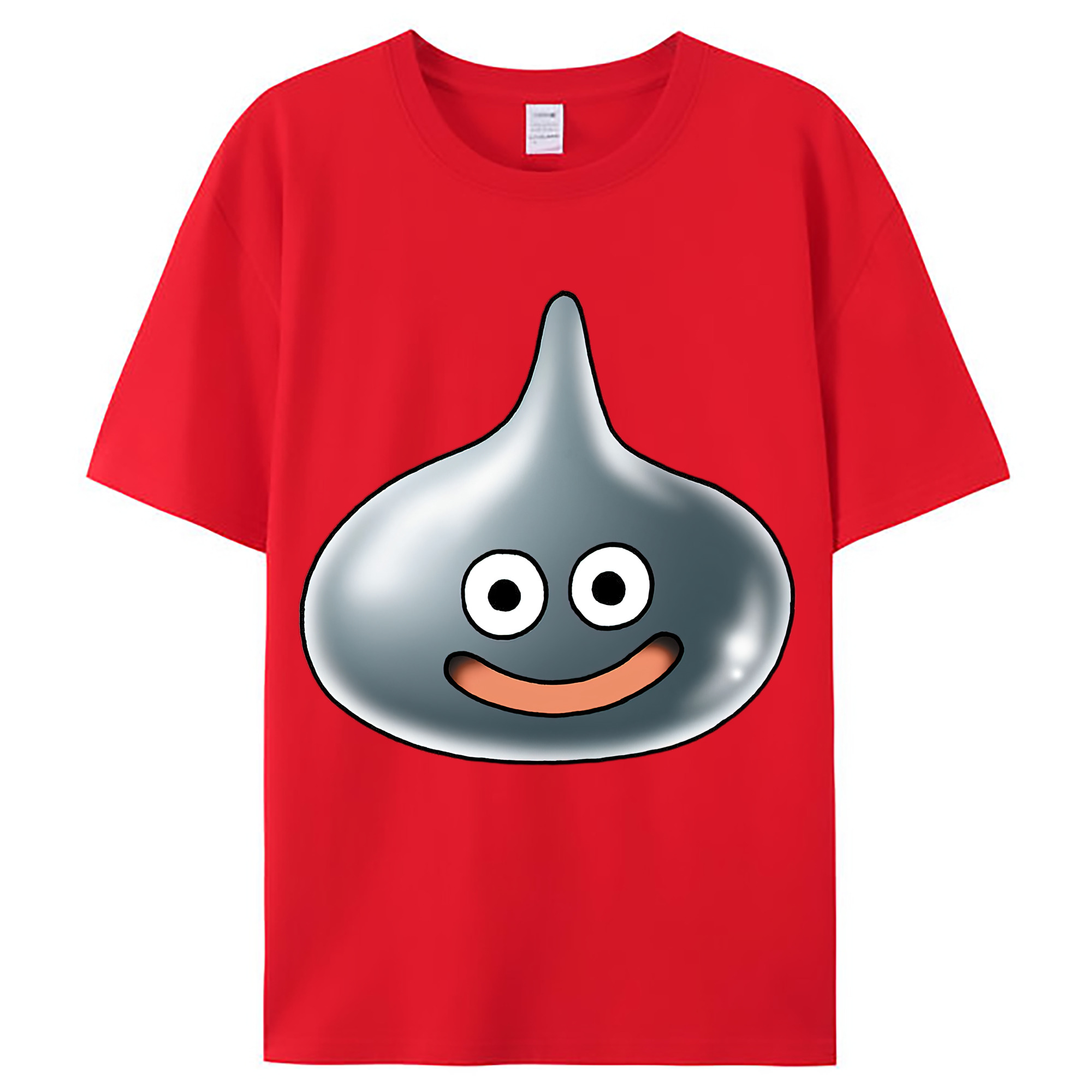 （画像用） ドラゴンクエスト Doragon Kuesuto Dragon Quest レディースカジュアルプリントTシャツ（綿100％）