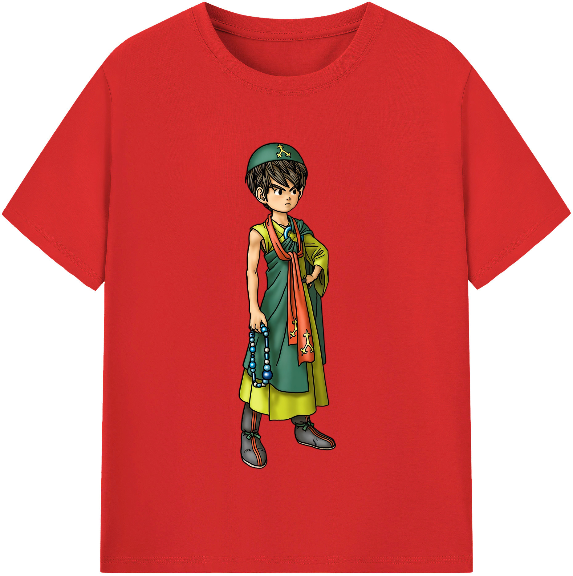 （画像用） ドラゴンクエスト Doragon Kuesuto Dragon Quest レディースカジュアルプリントTシャツ（綿100％）