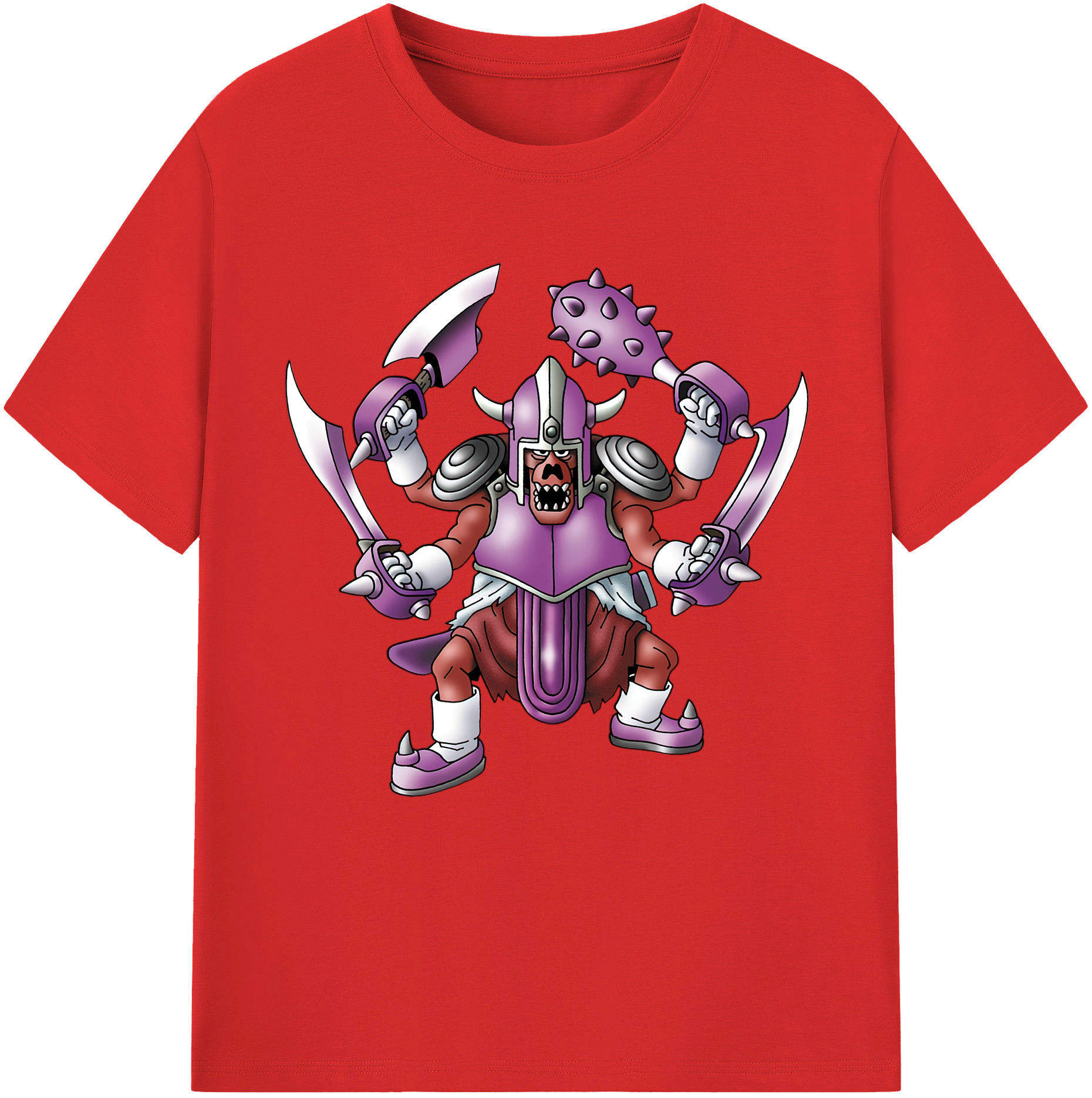 （画像用） ドラゴンクエスト Doragon Kuesuto Dragon Quest レディースカジュアルプリントTシャツ（綿100％）
