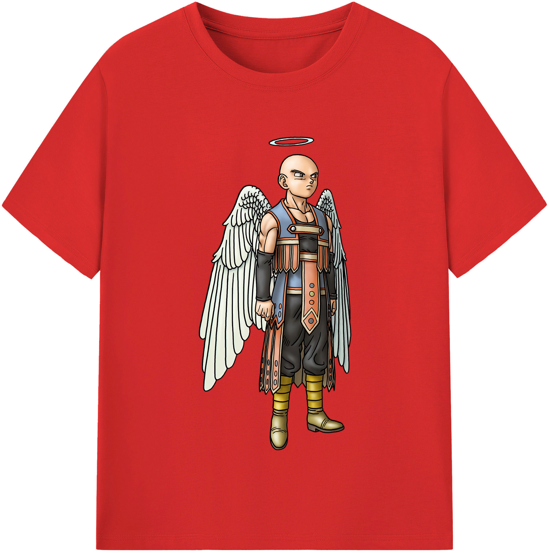 （画像用） ドラゴンクエスト Doragon Kuesuto Dragon Quest レディースカジュアルプリントTシャツ（綿100％）