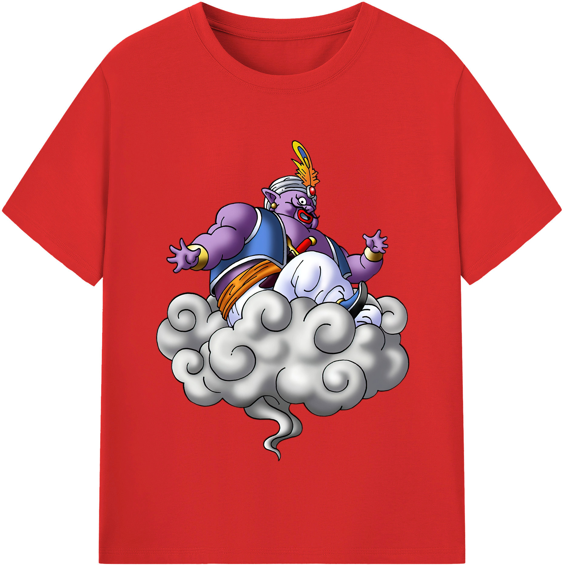 （画像用） ドラゴンクエスト Doragon Kuesuto Dragon Quest レディースカジュアルプリントTシャツ（綿100％）