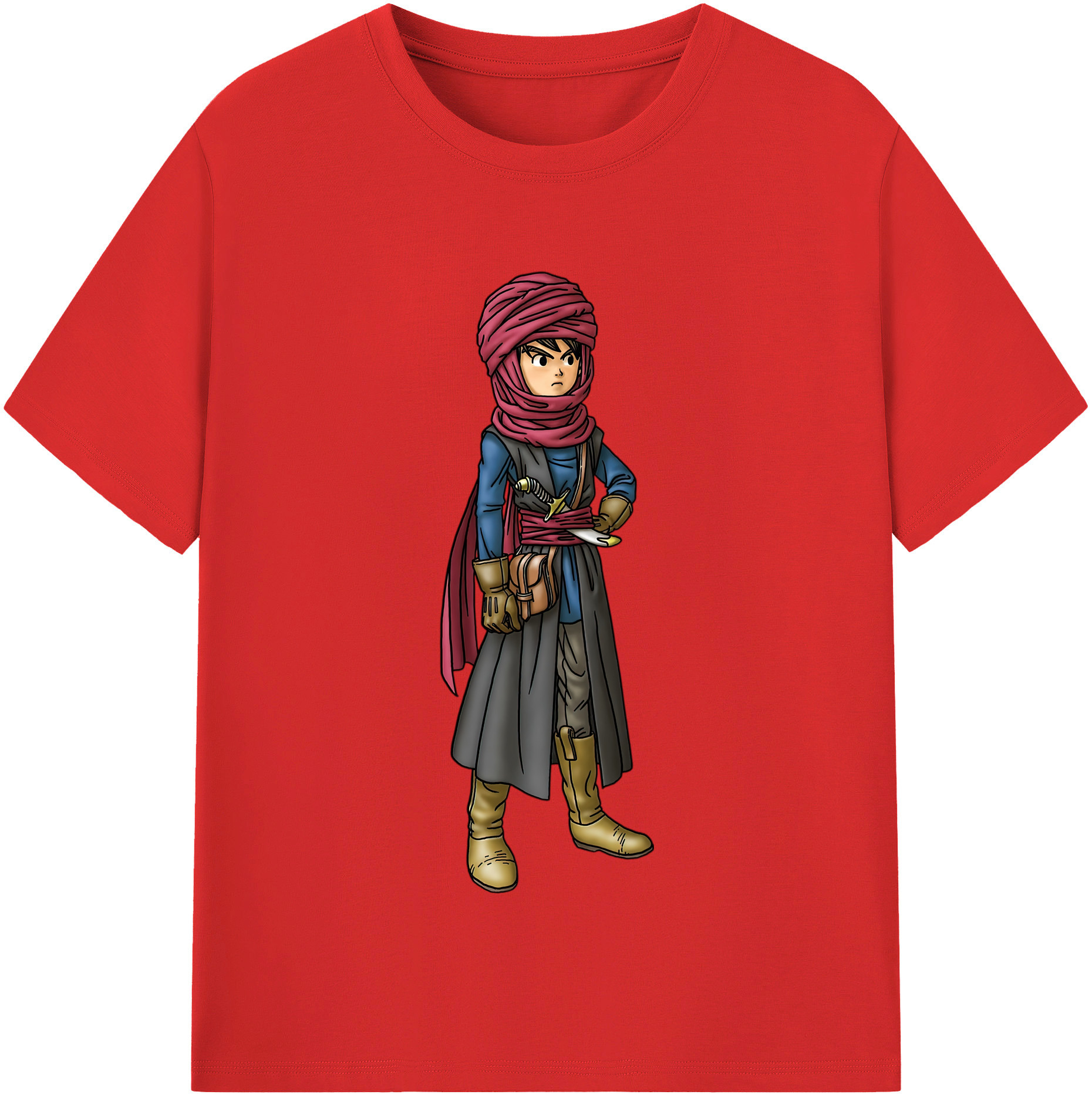 （画像用） ドラゴンクエスト Doragon Kuesuto Dragon Quest レディースカジュアルプリントTシャツ（綿100％）