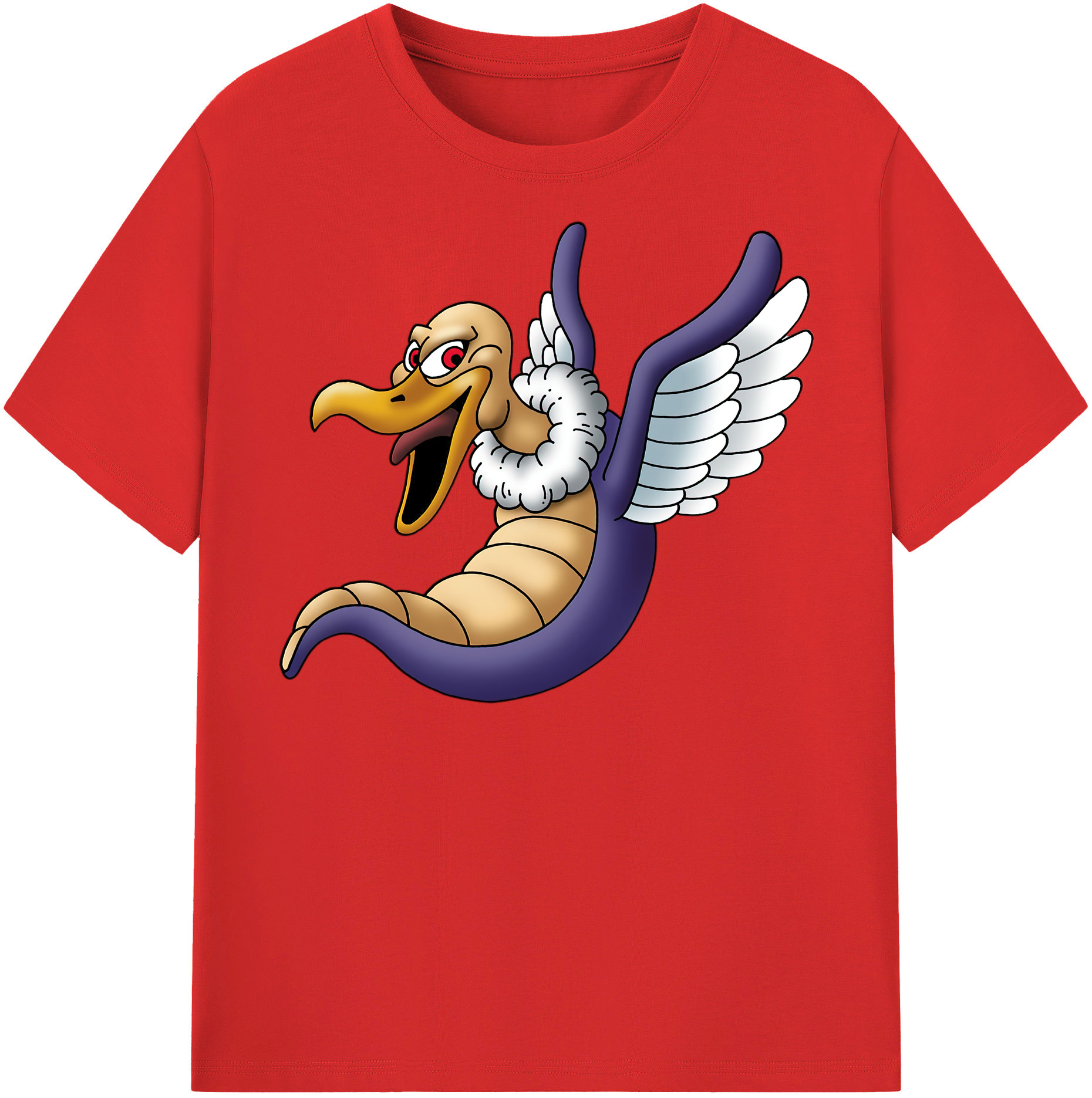 （画像用） ドラゴンクエスト Doragon Kuesuto Dragon Quest レディースカジュアルプリントTシャツ（綿100％）