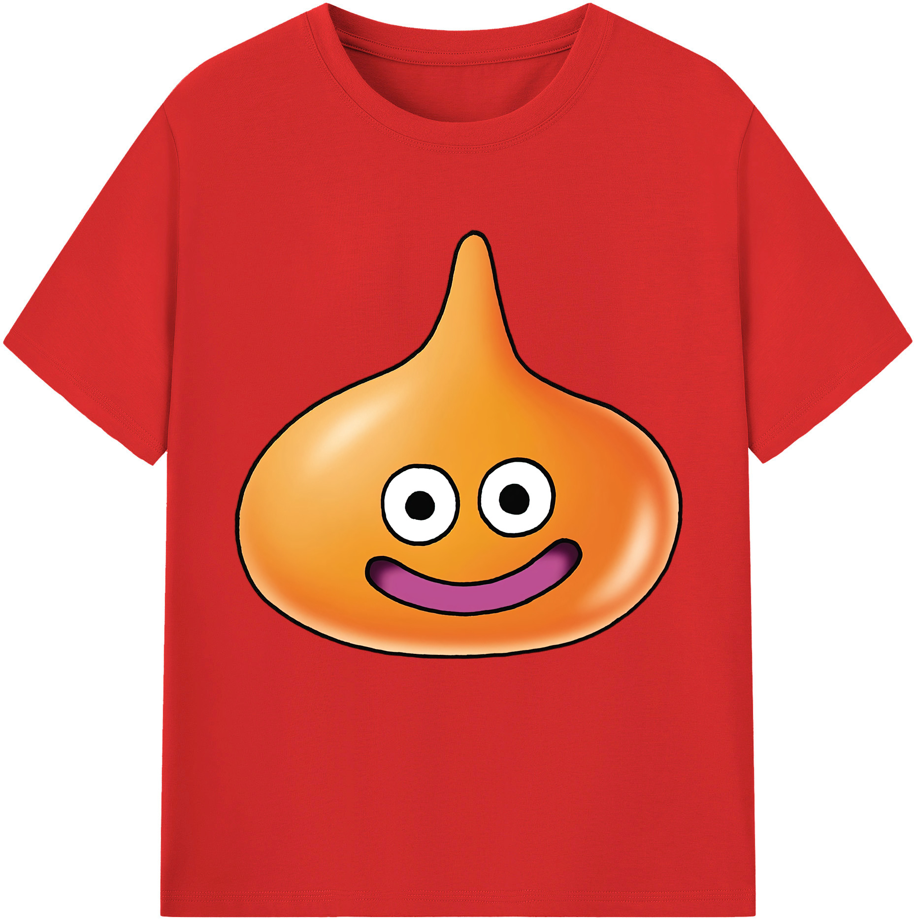（画像用） ドラゴンクエスト Doragon Kuesuto Dragon Quest レディースカジュアルプリントTシャツ（綿100％）