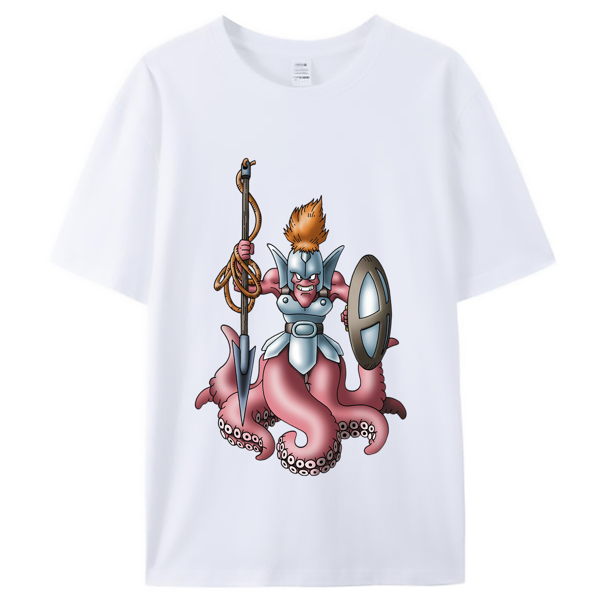 （画像用） ドラゴンクエスト Doragon Kuesuto Dragon Quest レディースカジュアルプリントTシャツ（綿100％）
