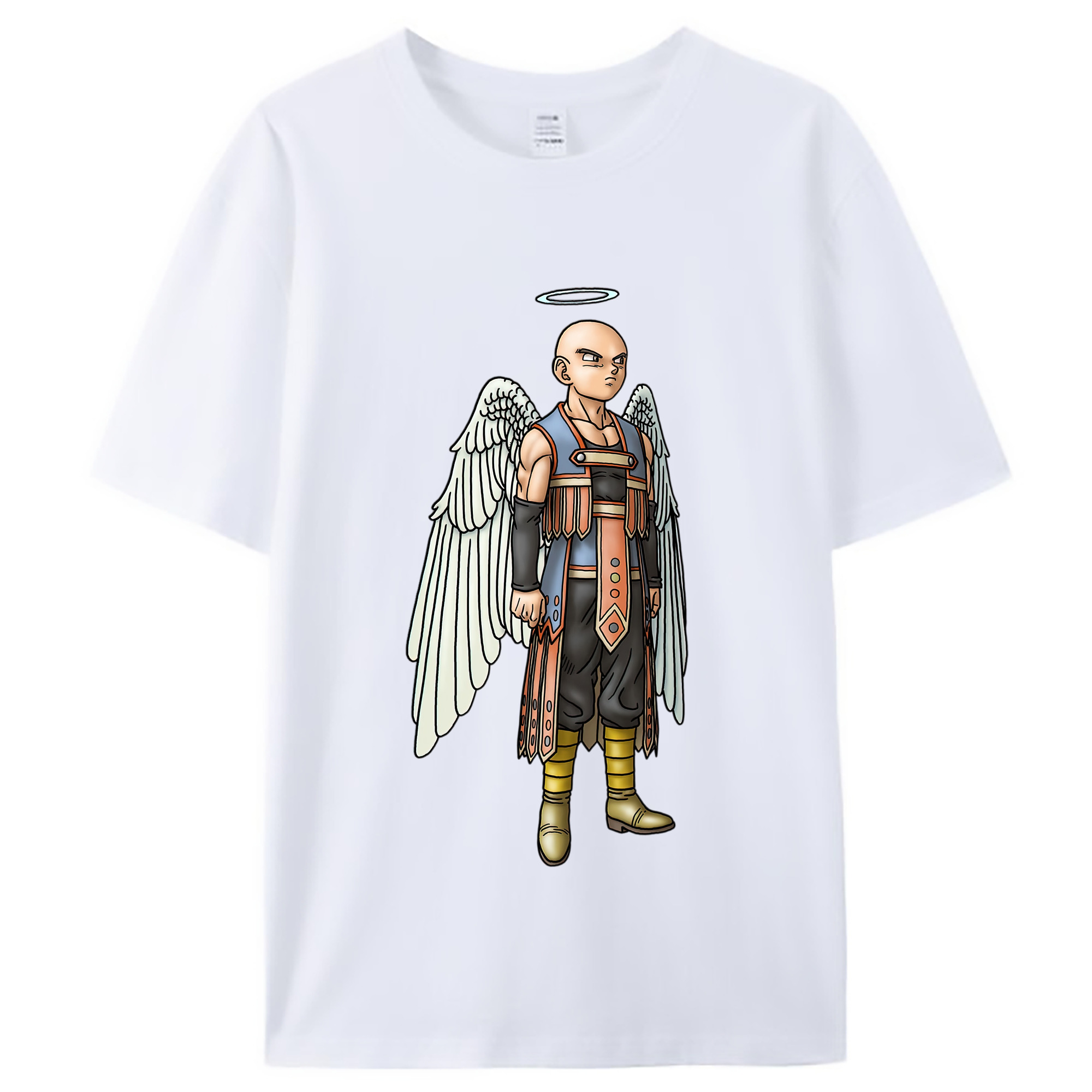 （画像用） ドラゴンクエスト Doragon Kuesuto Dragon Quest レディースカジュアルプリントTシャツ（綿100％）