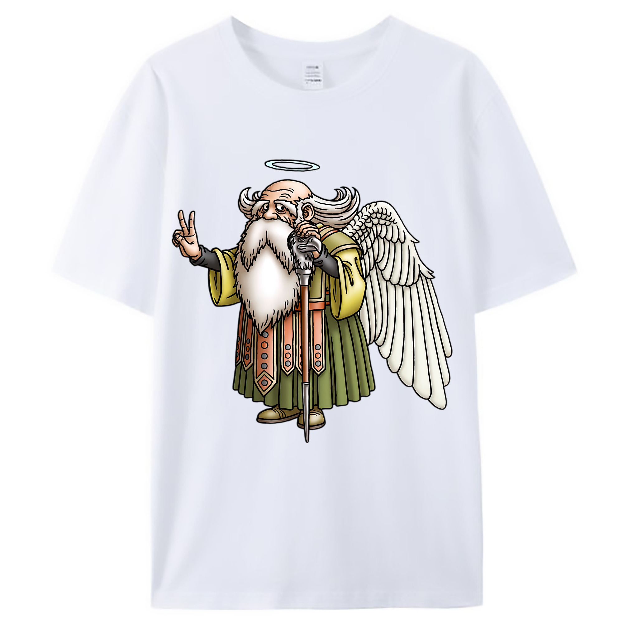 （画像用） ドラゴンクエスト Doragon Kuesuto Dragon Quest レディースカジュアルプリントTシャツ（綿100％）