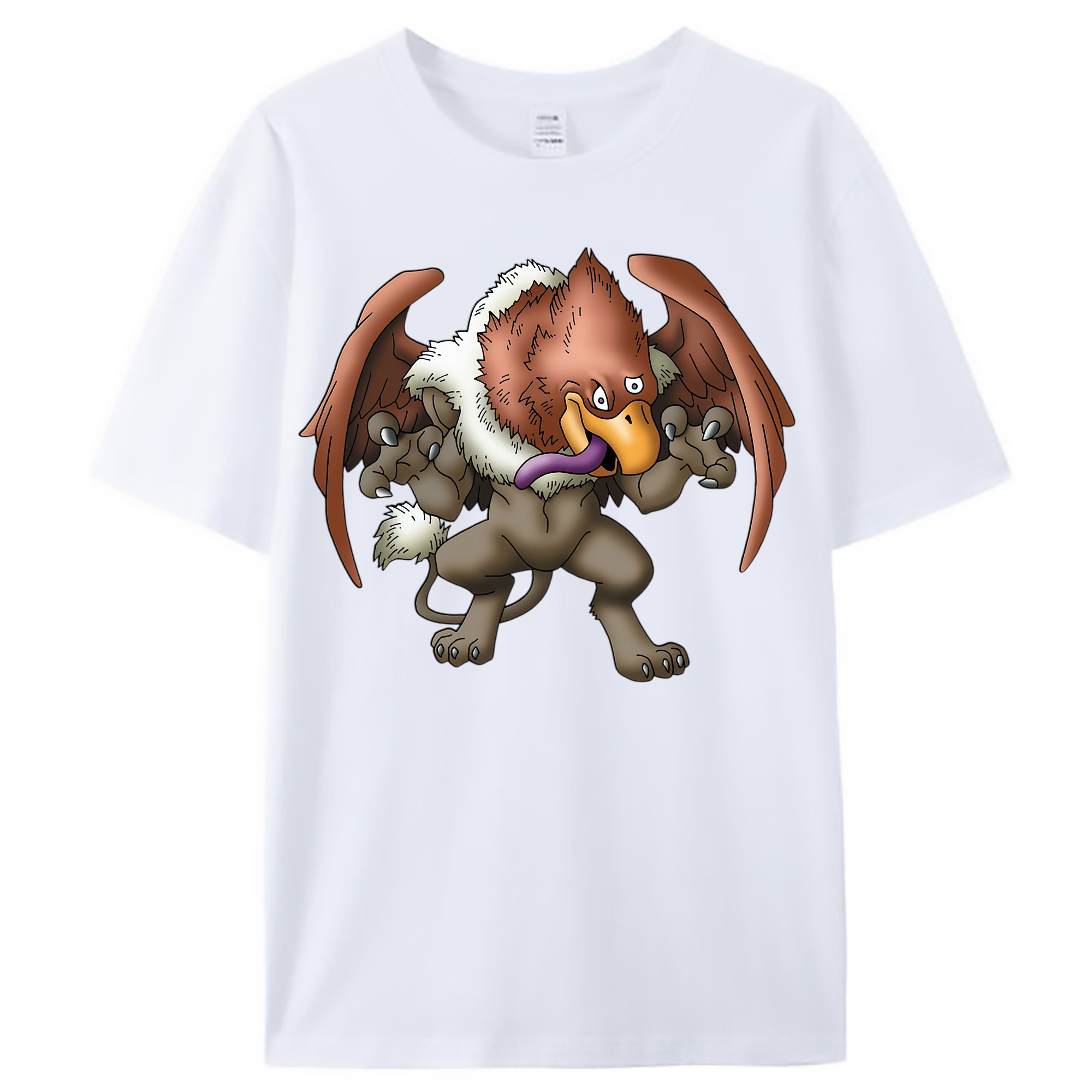 （画像用） ドラゴンクエスト Doragon Kuesuto Dragon Quest レディースカジュアルプリントTシャツ（綿100％）