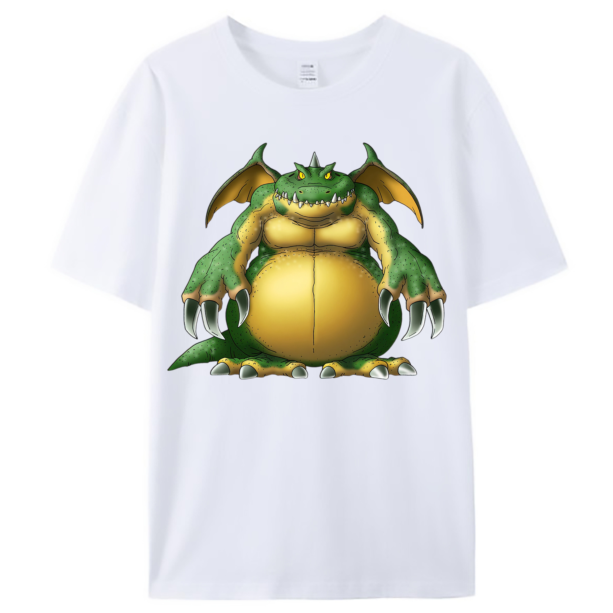（画像用） ドラゴンクエスト Doragon Kuesuto Dragon Quest レディースカジュアルプリントTシャツ（綿100％）