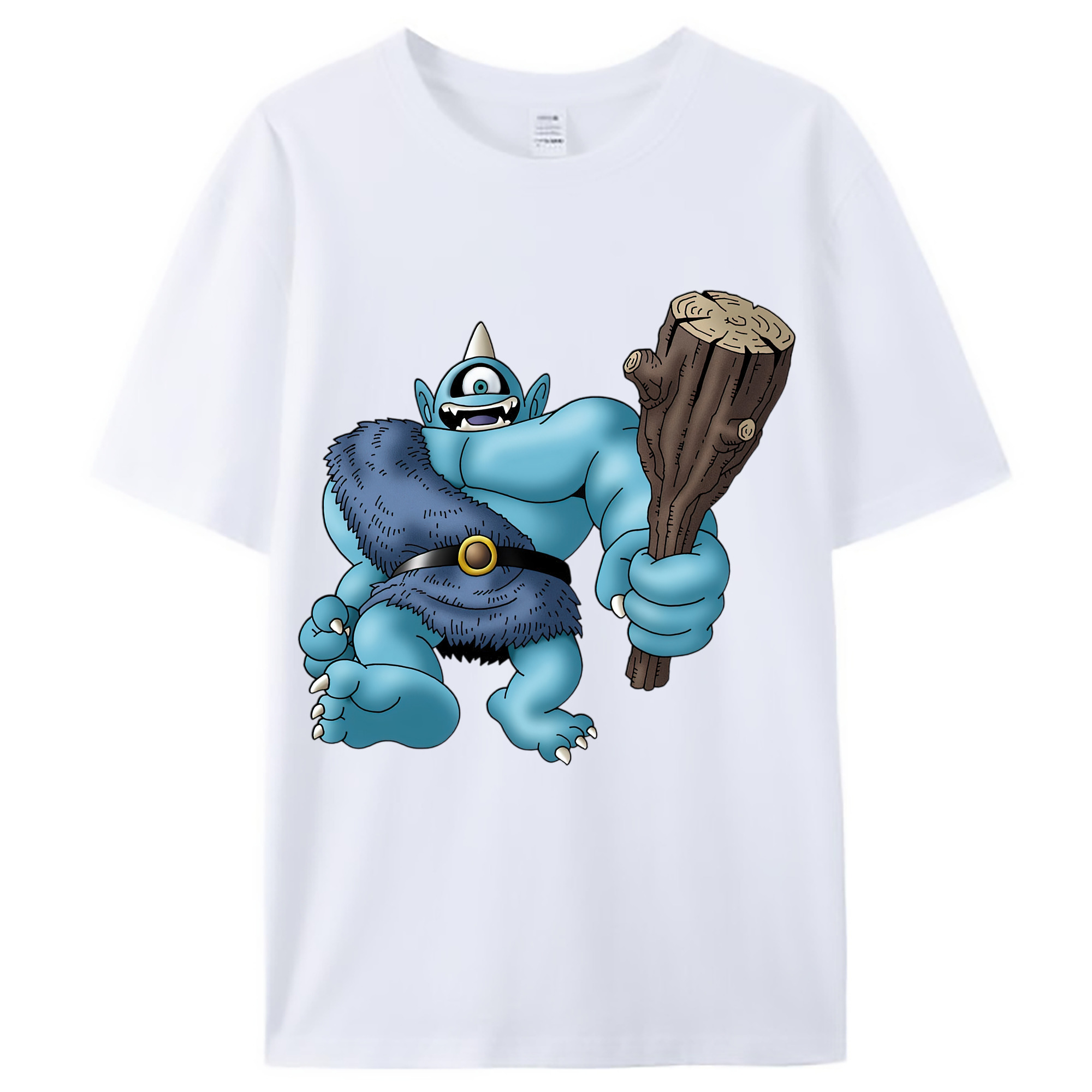 （画像用） ドラゴンクエスト Doragon Kuesuto Dragon Quest レディースカジュアルプリントTシャツ（綿100％）