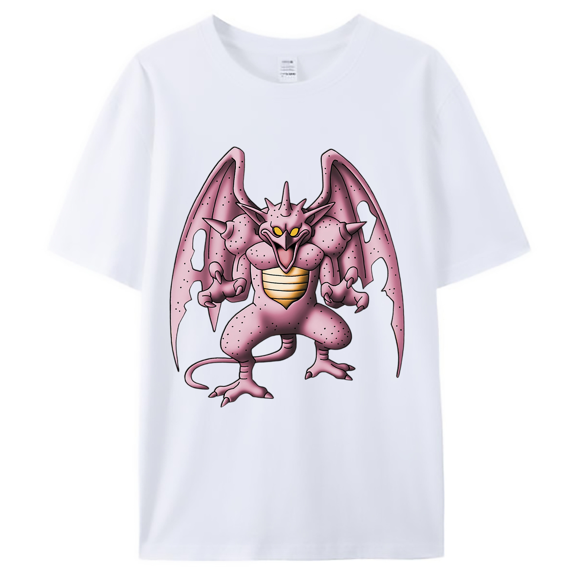 （画像用） ドラゴンクエスト Doragon Kuesuto Dragon Quest レディースカジュアルプリントTシャツ（綿100％）
