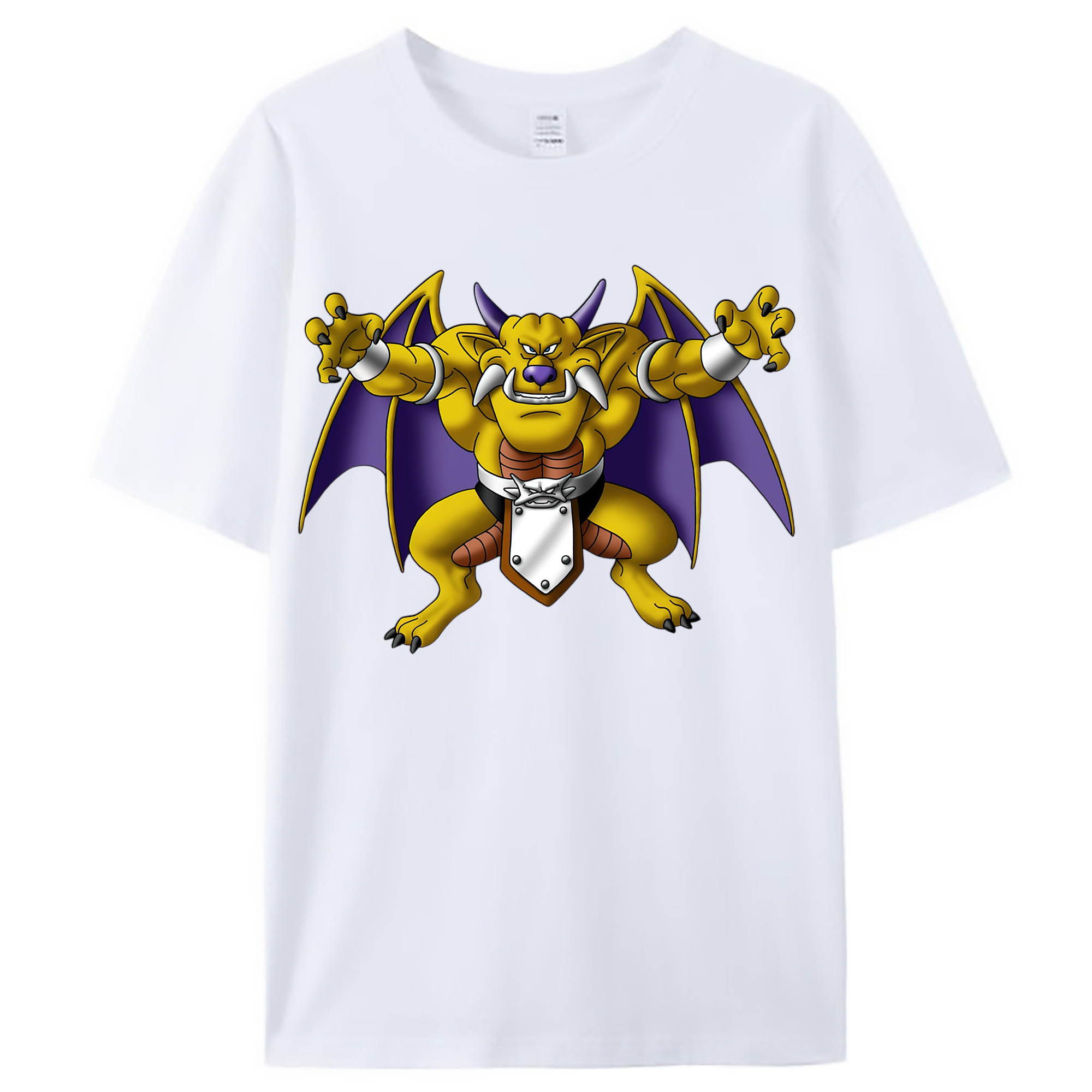 （画像用） ドラゴンクエスト Doragon Kuesuto Dragon Quest レディースカジュアルプリントTシャツ（綿100％）