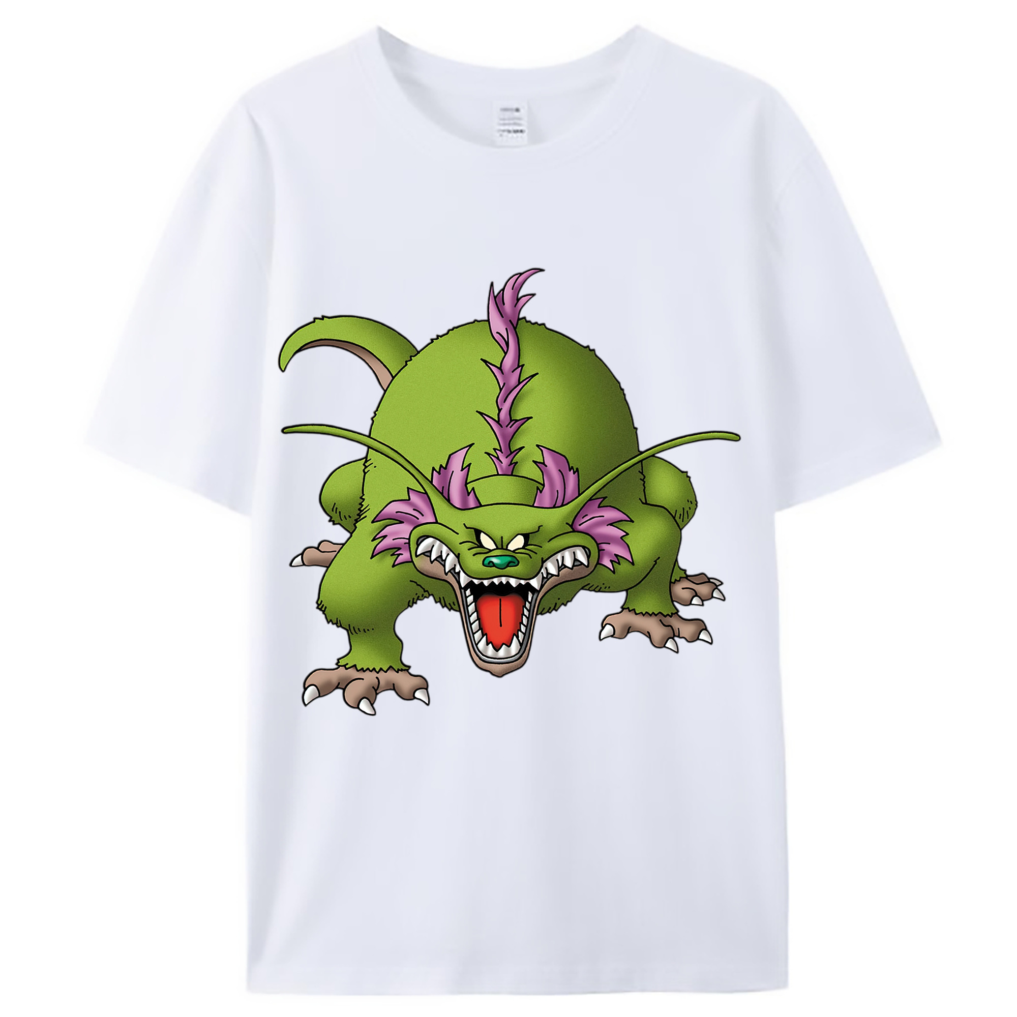（画像用） ドラゴンクエスト Doragon Kuesuto Dragon Quest レディースカジュアルプリントTシャツ（綿100％）