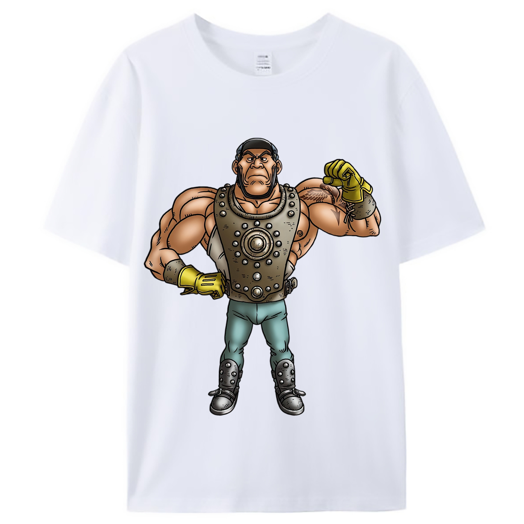 （画像用） ドラゴンクエスト Doragon Kuesuto Dragon Quest レディースカジュアルプリントTシャツ（綿100％）