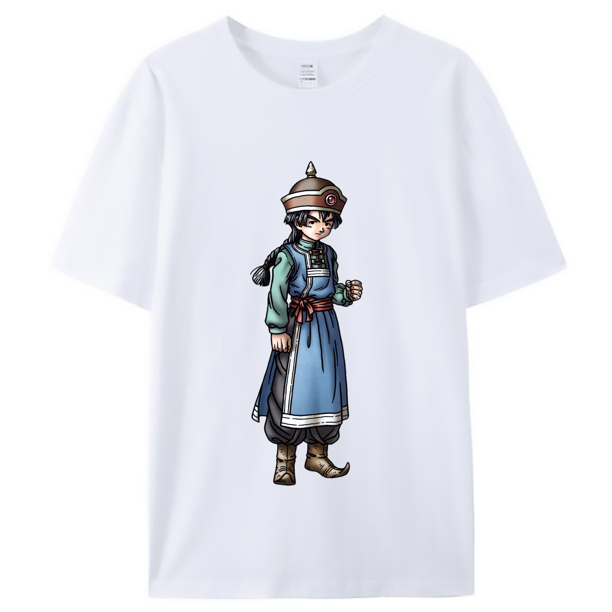 （画像用） ドラゴンクエスト Doragon Kuesuto Dragon Quest レディースカジュアルプリントTシャツ（綿100％）