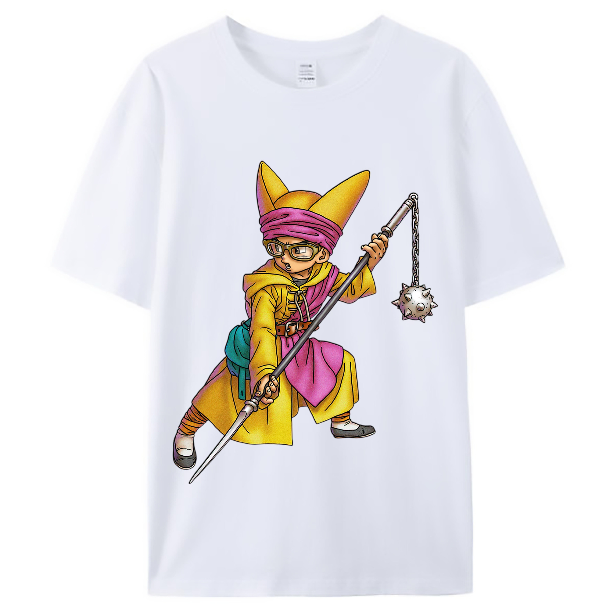（画像用） ドラゴンクエスト Doragon Kuesuto Dragon Quest レディースカジュアルプリントTシャツ（綿100％）