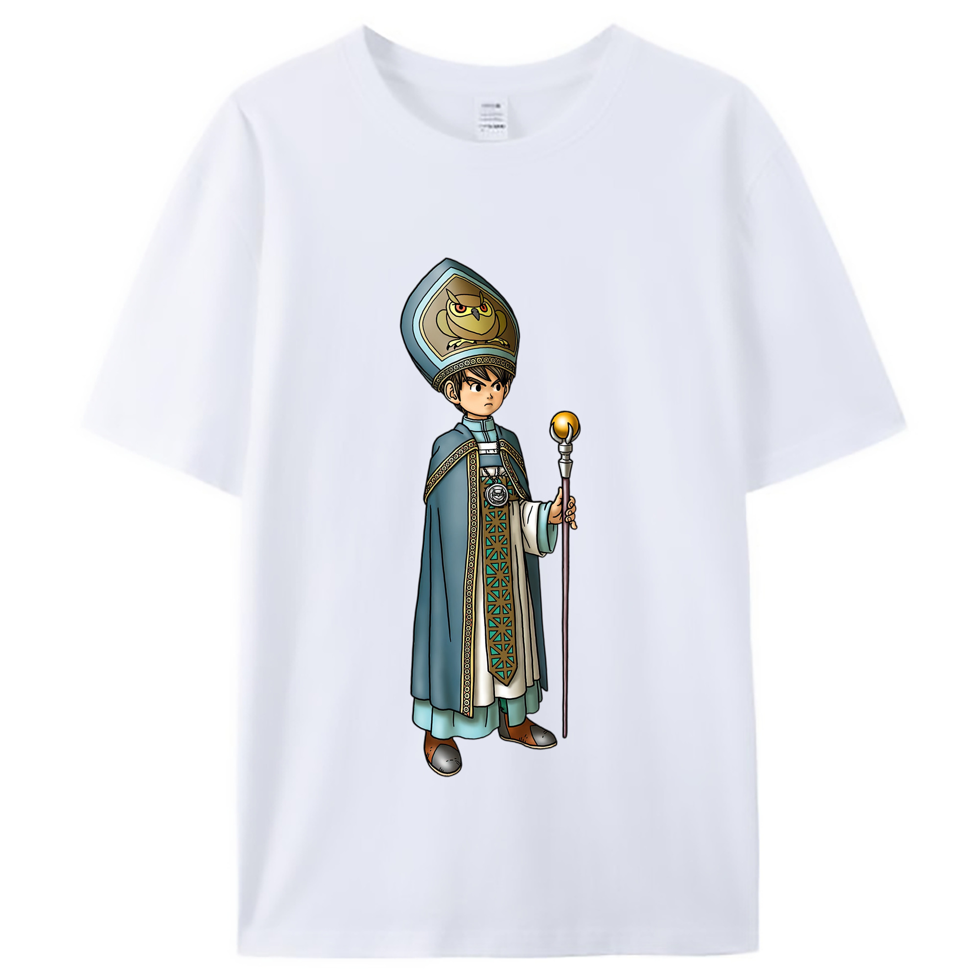 （画像用） ドラゴンクエスト Doragon Kuesuto Dragon Quest レディースカジュアルプリントTシャツ（綿100％）